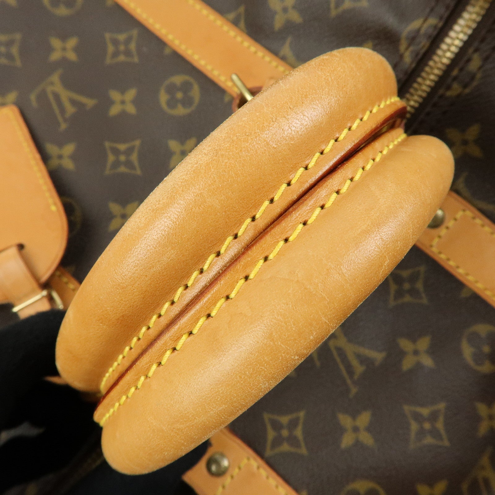 Louis Vuitton Monogram Keep All Bandouliere 55 Boston Bag M41414