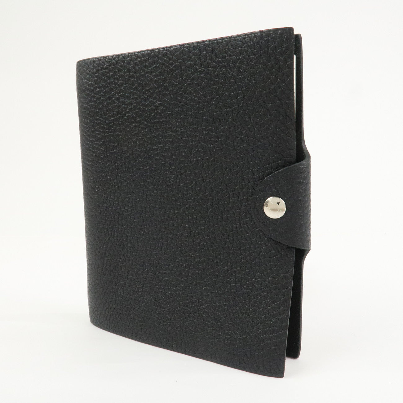 HERMES Togo Leather Ulysse PM Planner Cover □F Stamped Black