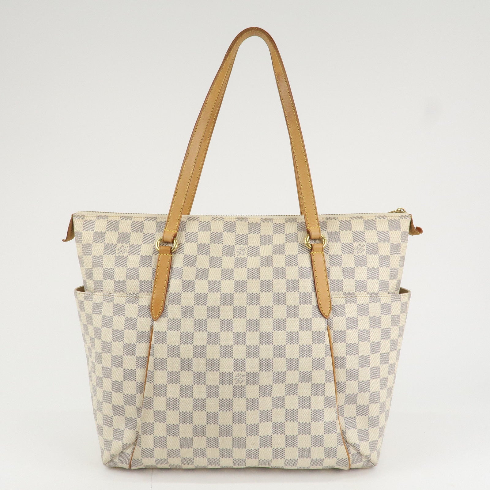 Louis Vuitton Damier Azur Totally GM Tote Bag Shoulder Bag N51263 Used