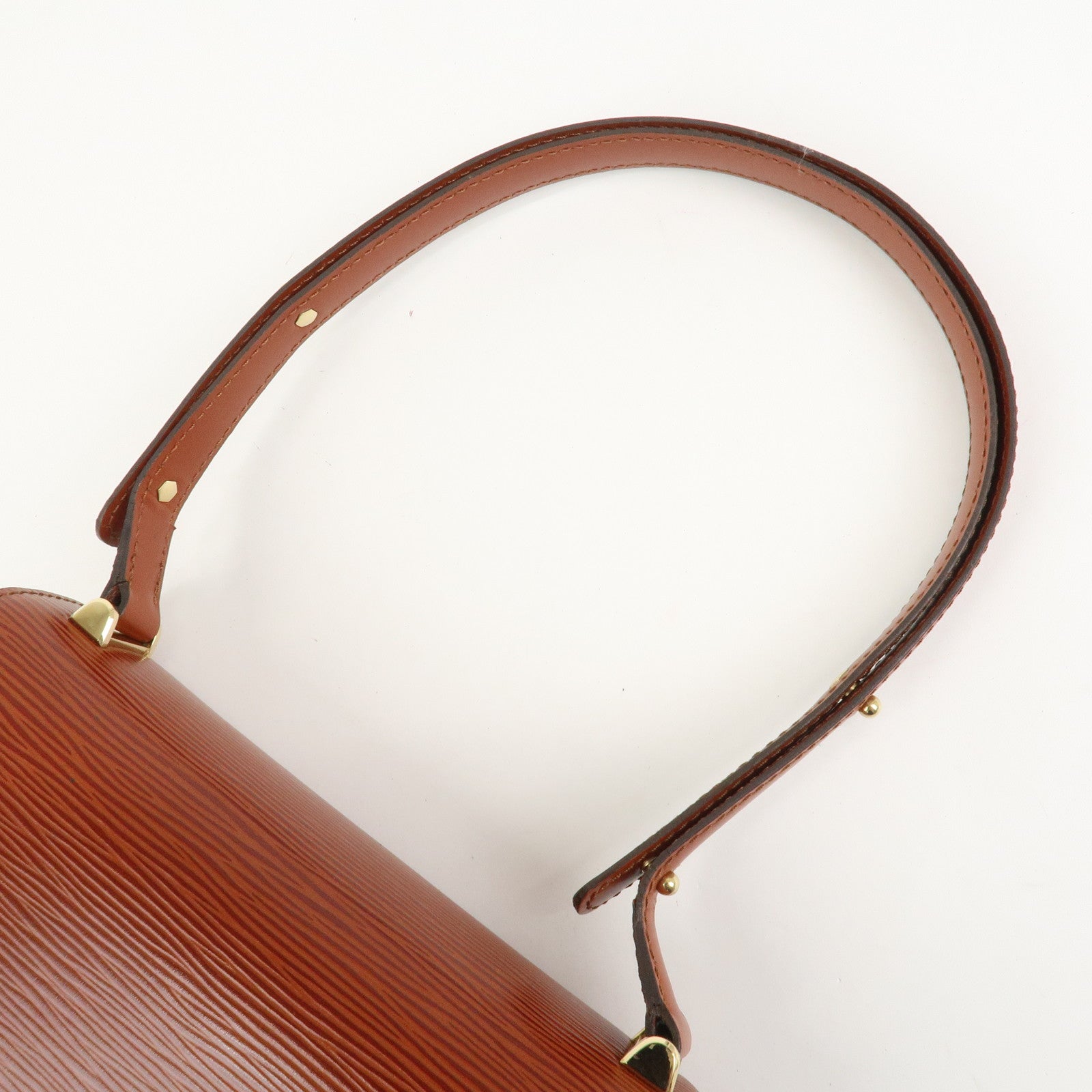 Louis Vuitton Epi Tilsit Shoulder Hand Bag Kenya Brown M52483