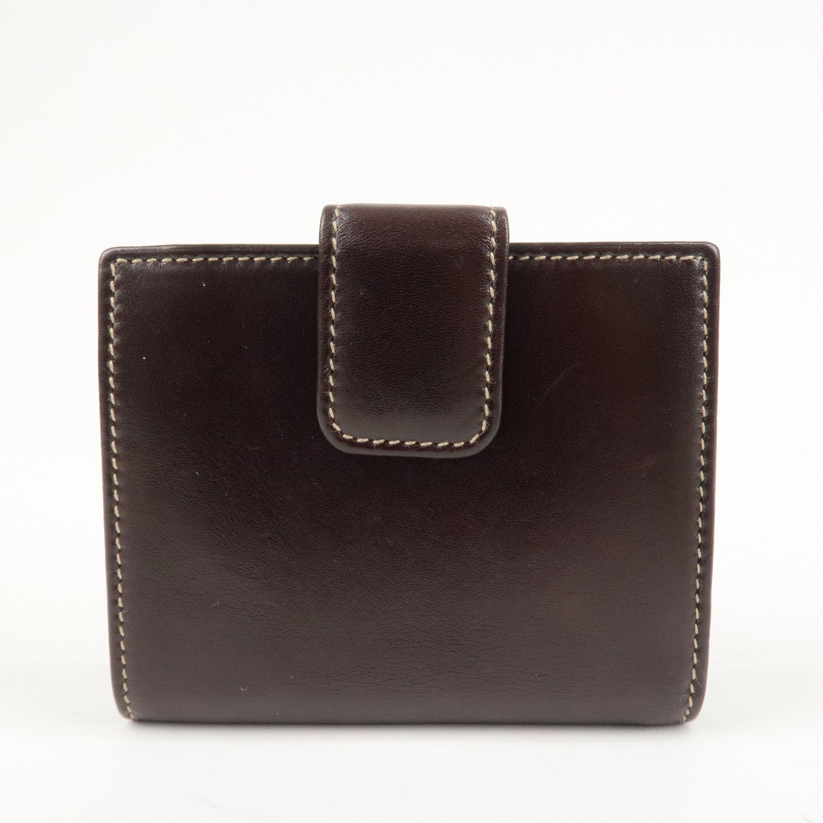 GUCCI Interlocking G Sherry Double Hook Bi-Fold Wallet 162760 Used