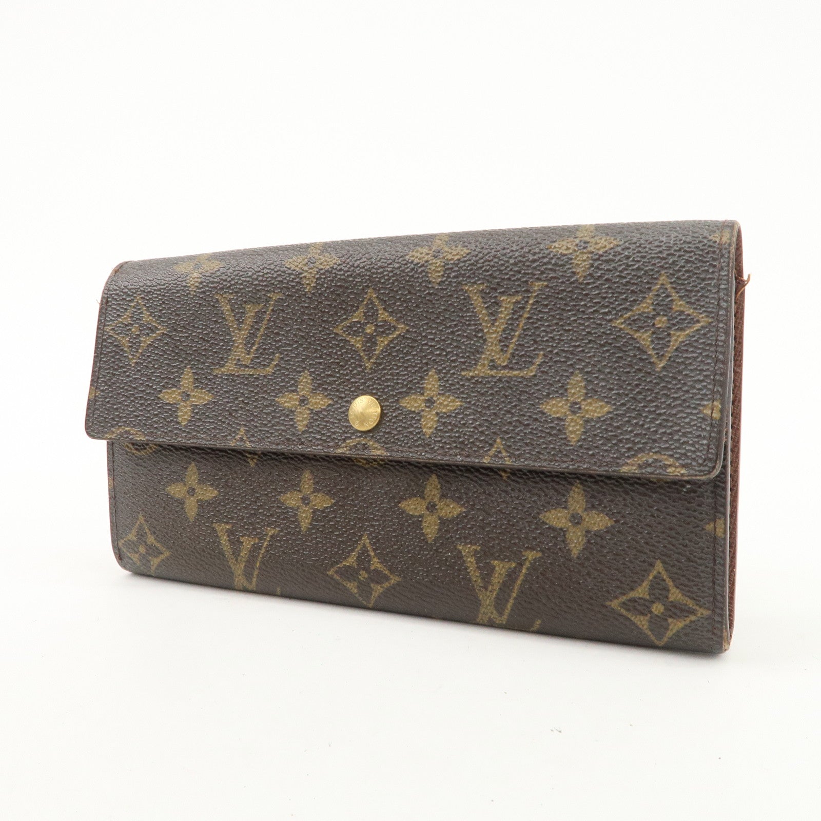 Louis Vuitton Set of 3 Monogram Long Wallet M60017 M61200 M61726 Used