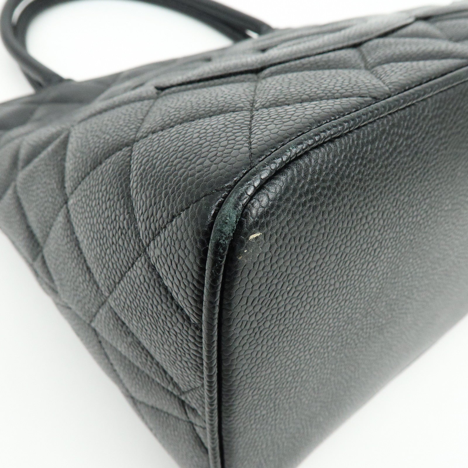 CHANEL Matelasse COCO Mark Medallion Tote Bag Hand Bag A01804
