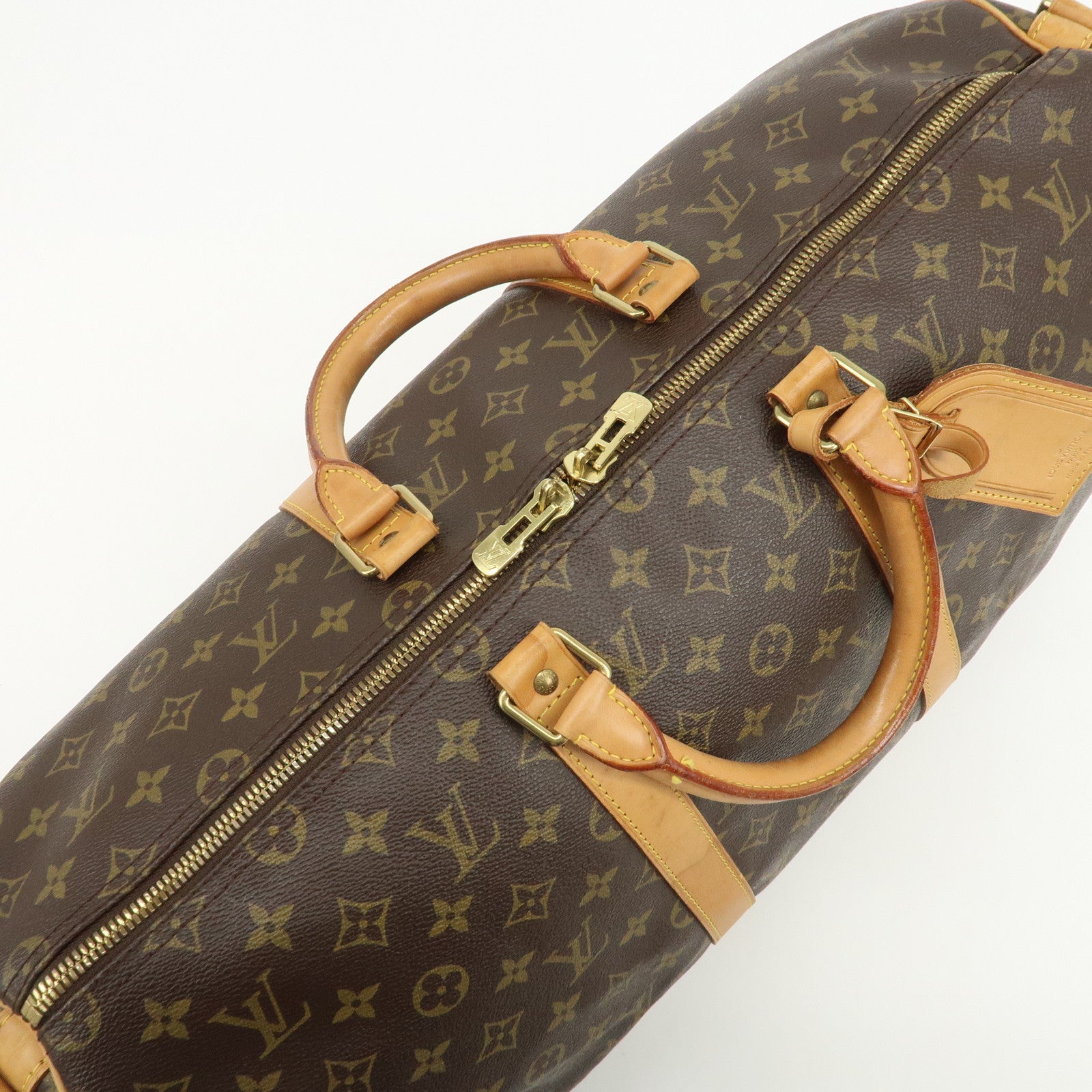 Louis Vuitton Monogram Keep All 50 Bandouliere Boston Bag M41416
