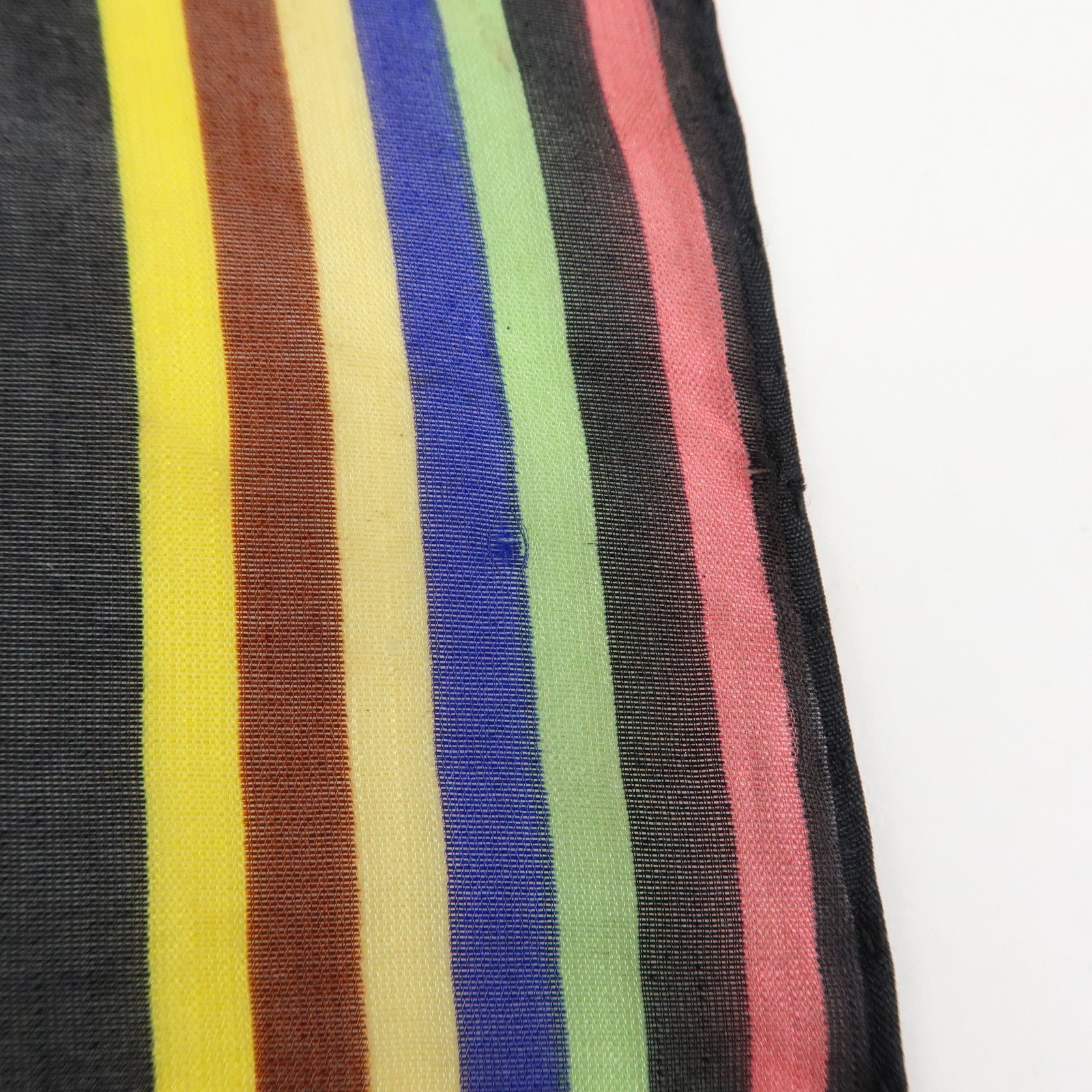 Louis Vuitton Monogram Silk 100% Scarf Multicolor Noir Black