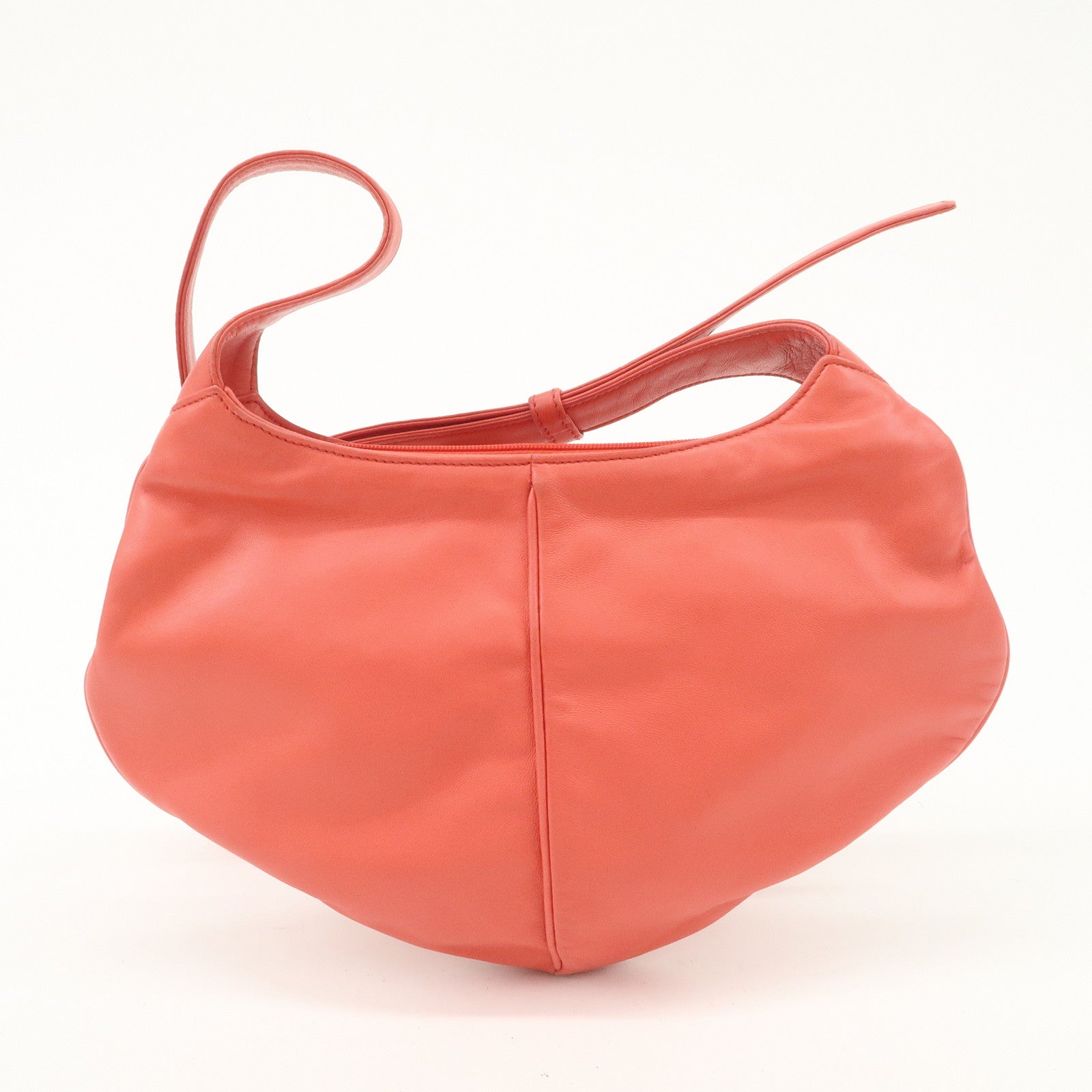 LOEWE Anagram Leather Shoulder Bag Hand Bag Pink Used