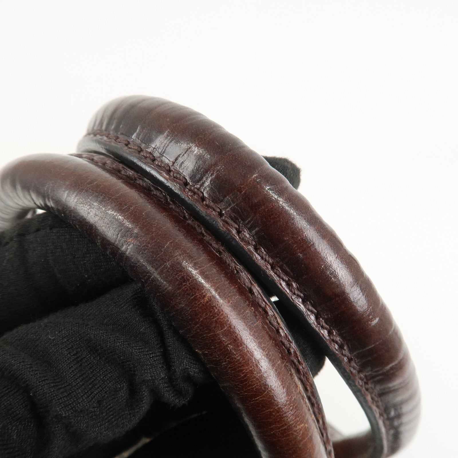 FENDI Ethnico Zucca Canvas Leather Tote Bag Shoulder Bag 8BN157