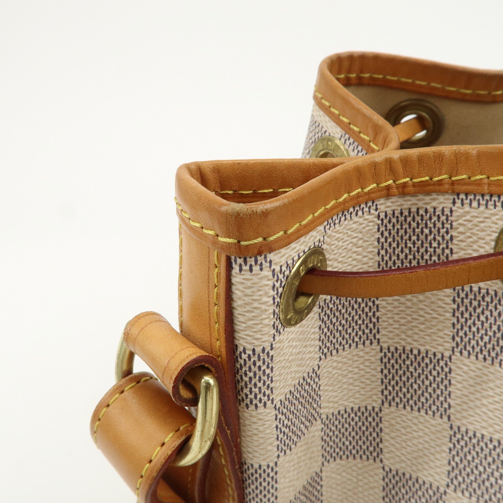 Louis Vuitton Damier Azur Canvas Leather Noe BB Shoulder Bag N41220