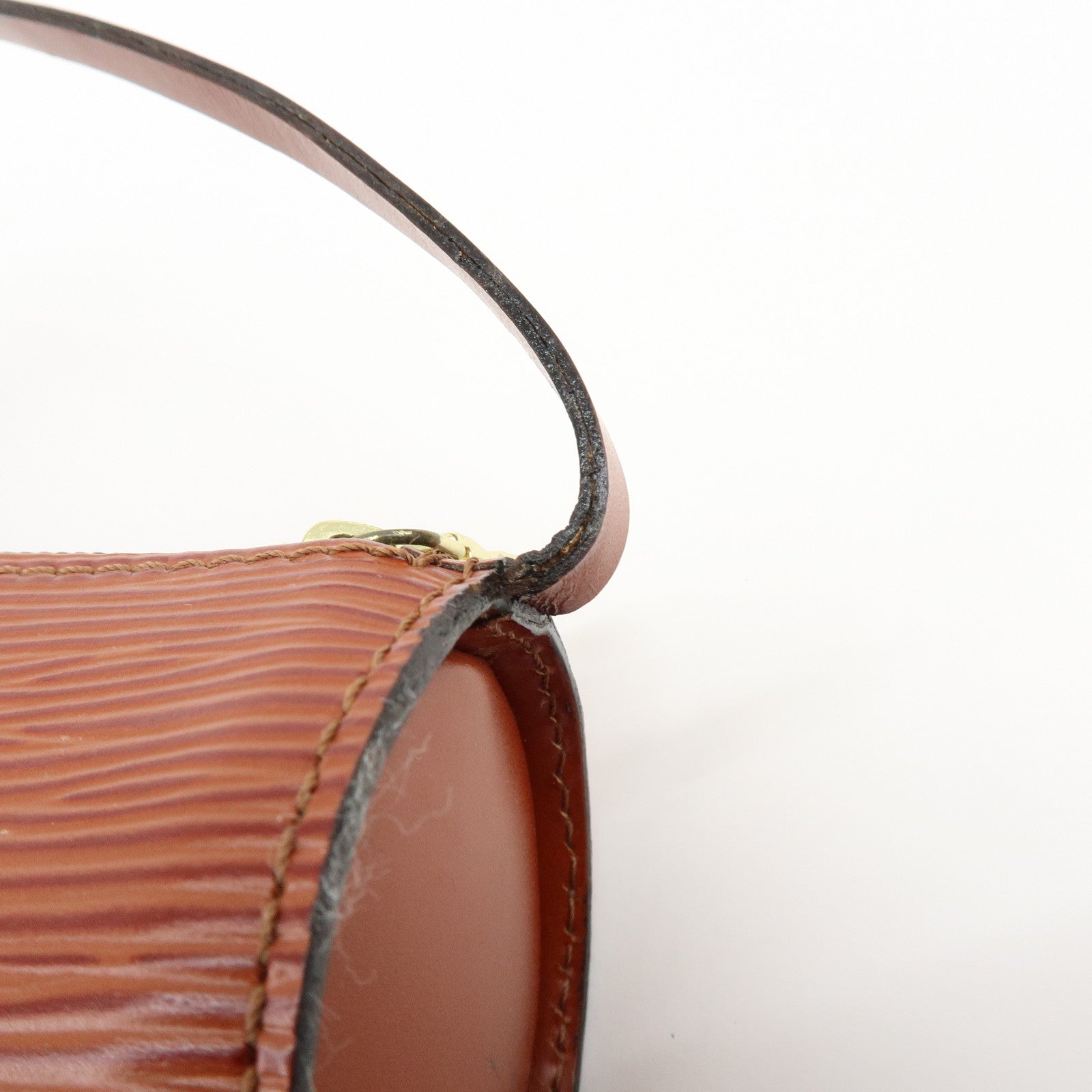 Louis Vuitton Epi Mini Pouch For Soufflot Hand Bag Kenya Brown
