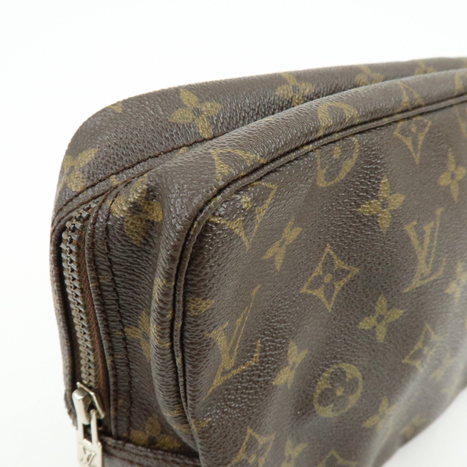 Louis Vuitton Monogram Trousse Toilette 28 Pouch Brown M47522