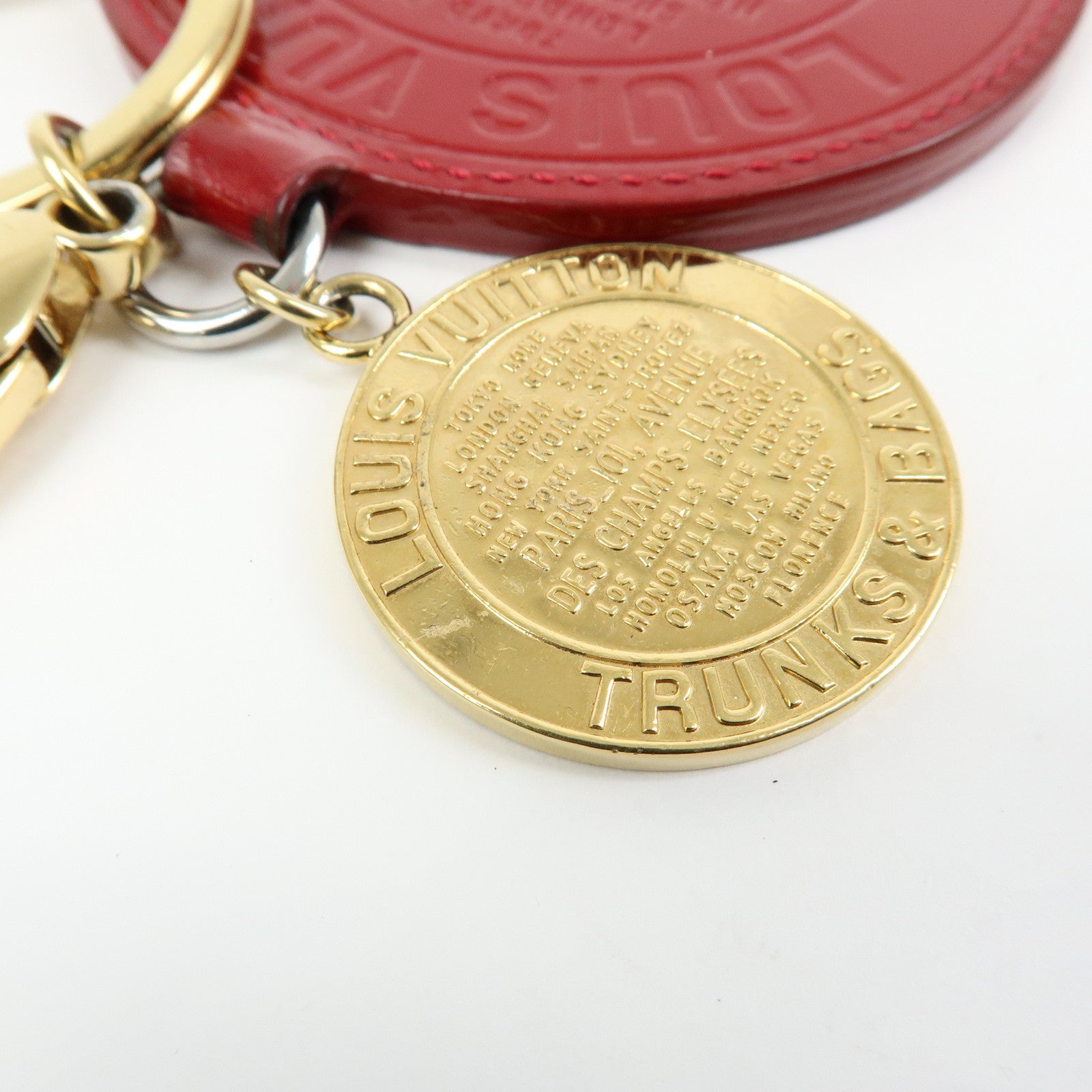 Louis Vuitton Vernis Porte Cles Ron T&B Bag Charm Key Charm M93605