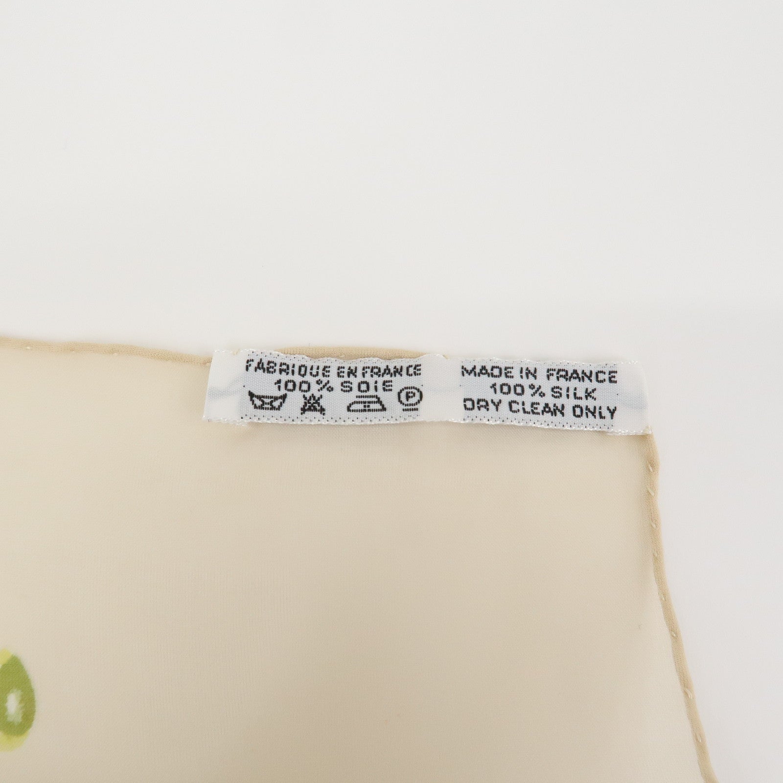 HERMES Carre 90 Silk 100% LA ROSEE Anne Gavarni Scarf Orange