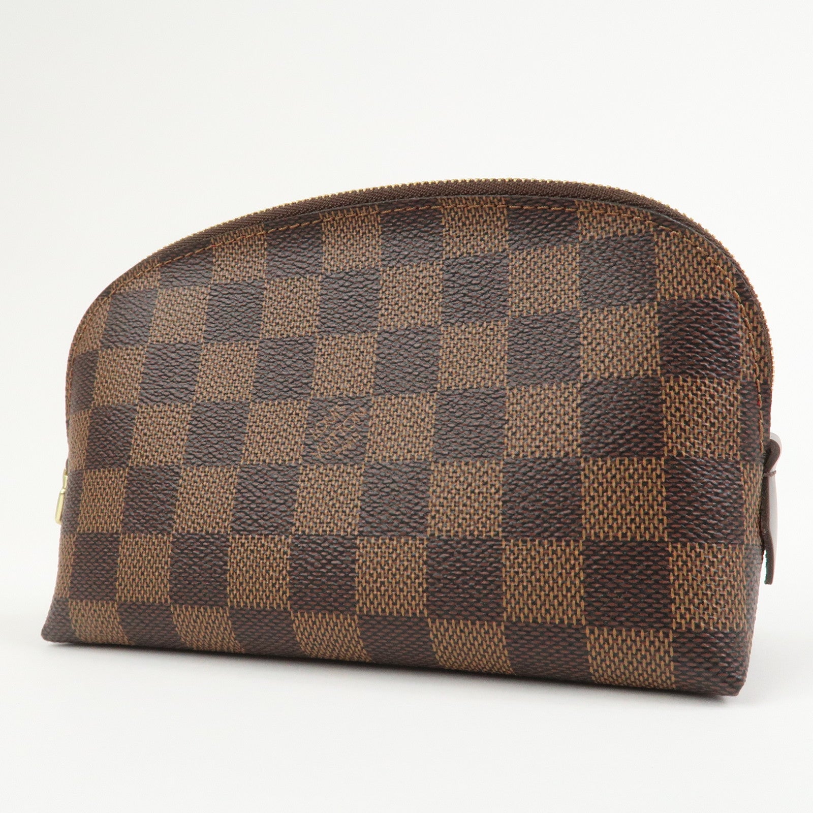 Louis Vuitton Damier Pochette Cosmetic PM Pouch Brown N47516