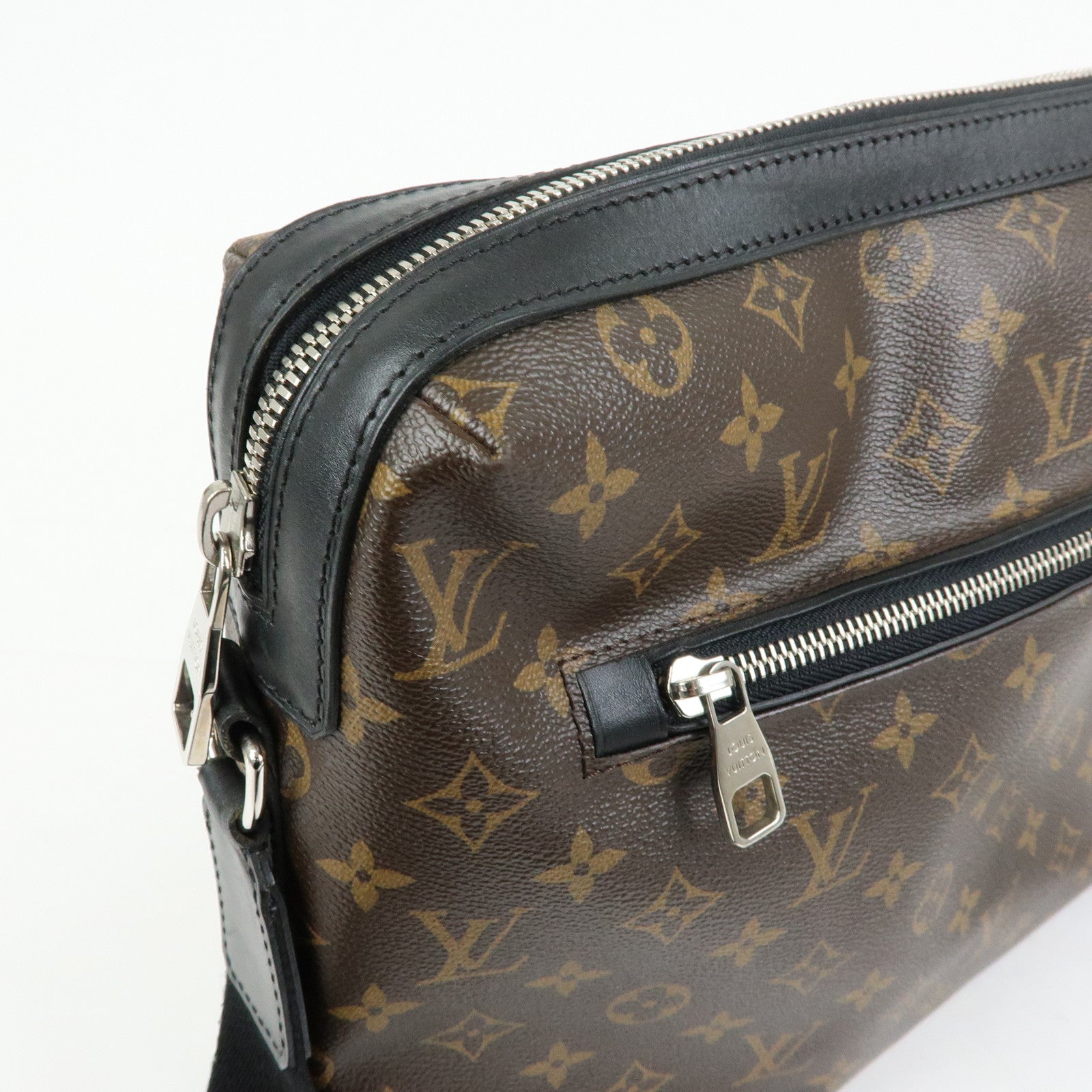 Louis Vuitton Monogram Macassar Torres Shoulder Bag Brown M40387