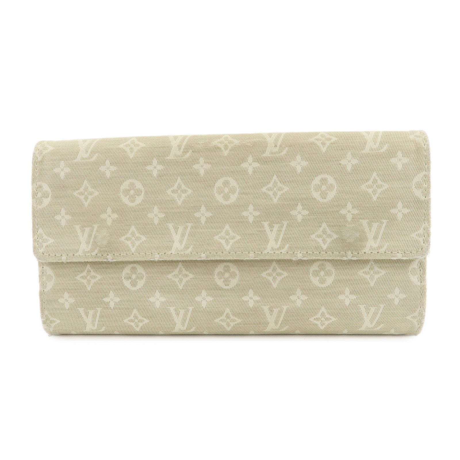 Louis Vuitton Monogram Mini Lin Portefeuille Sarah Wallet M95311