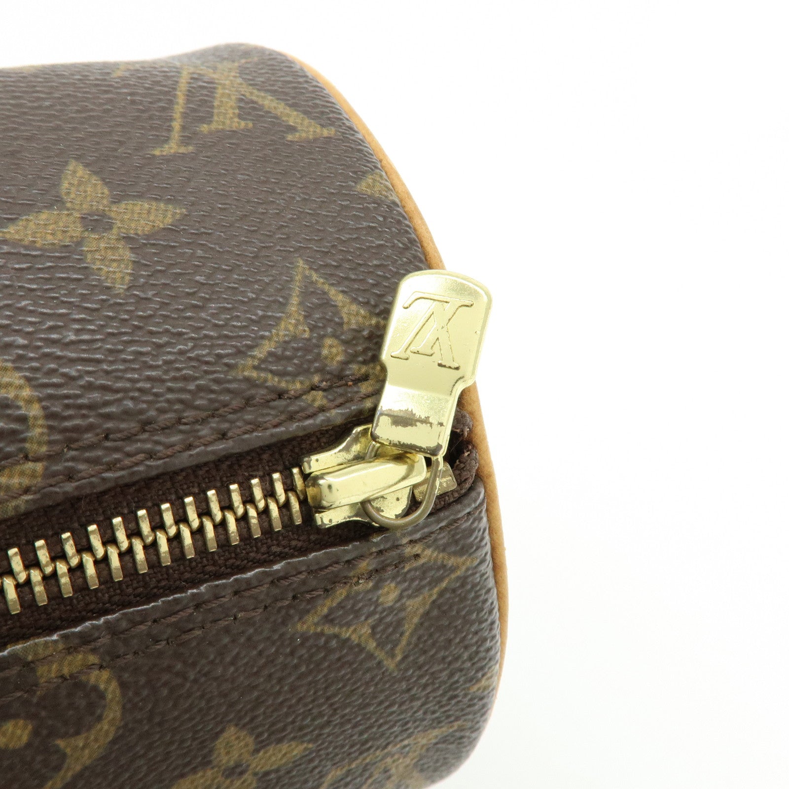 Louis Vuitton Monogram Papillon 26 Hand Bag Brown M51386