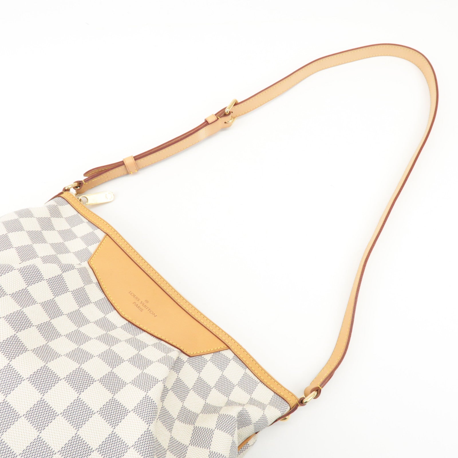 Louis Vuitton Damier Azur Siracusa MM Shoulder Bag N41112 Used