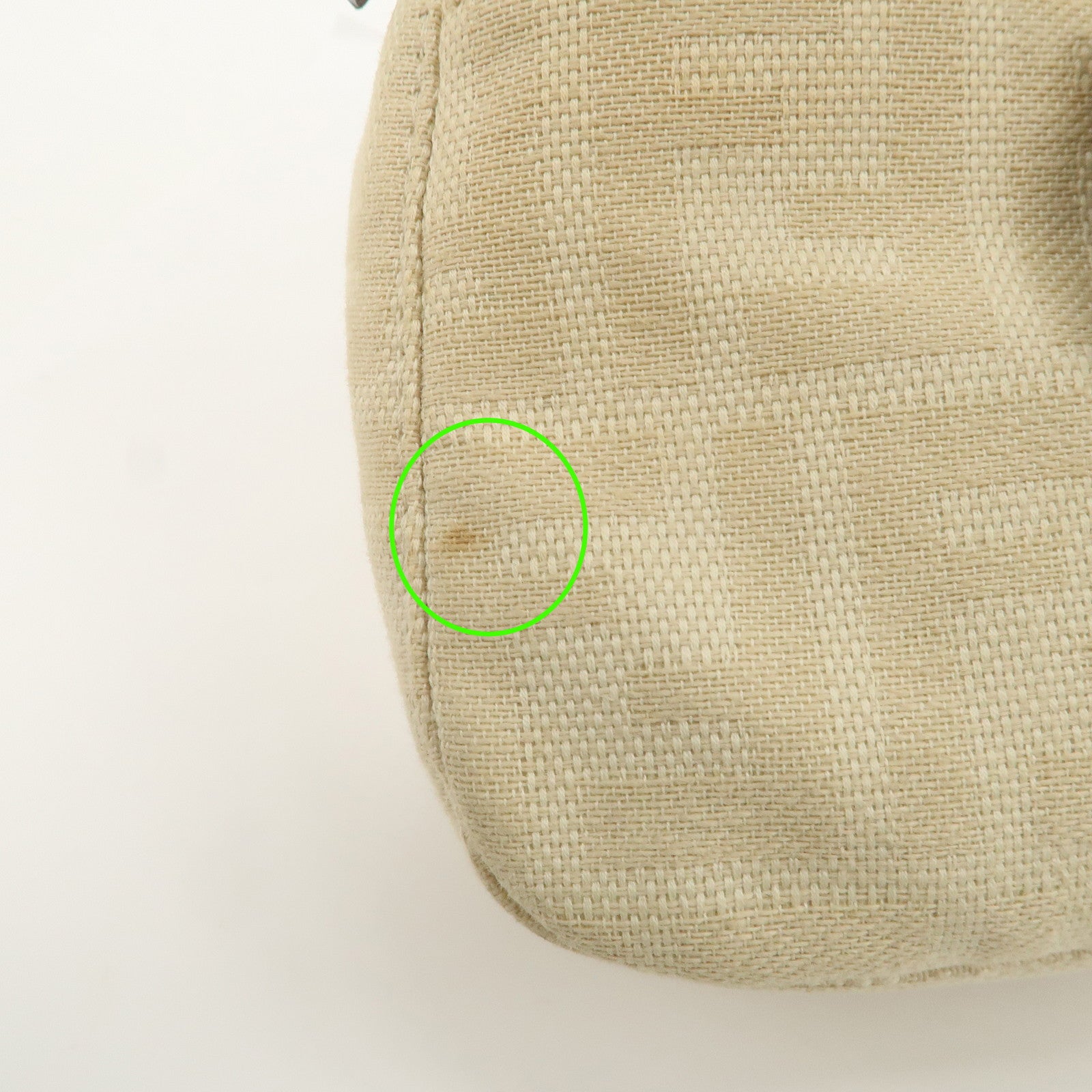 FENDI Zucca Canvas Leather Shoulder Bag Beige Brown 26723