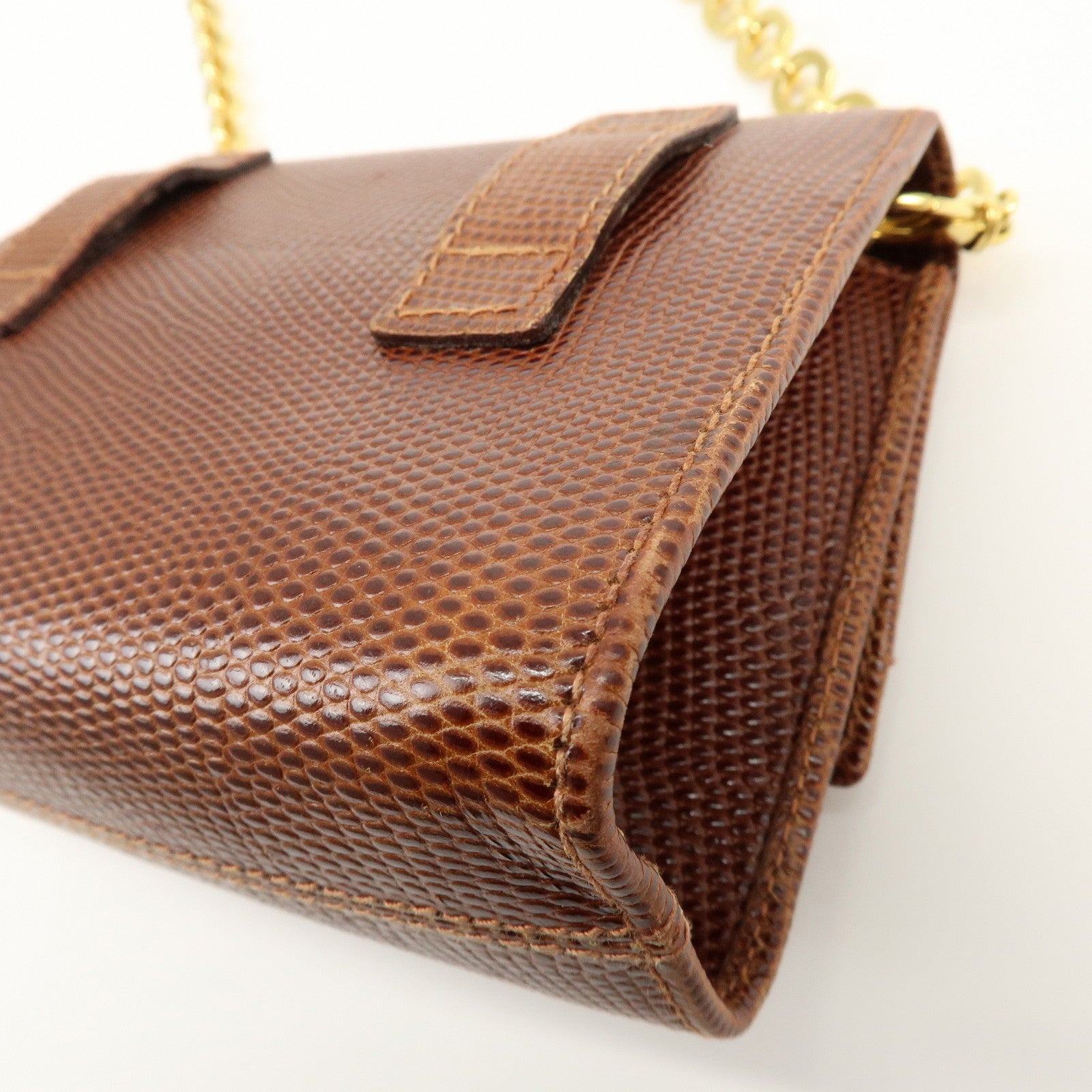 Ferragamo Vara Ribbon Embossed Leather 3Way Shoulder Waist Bag