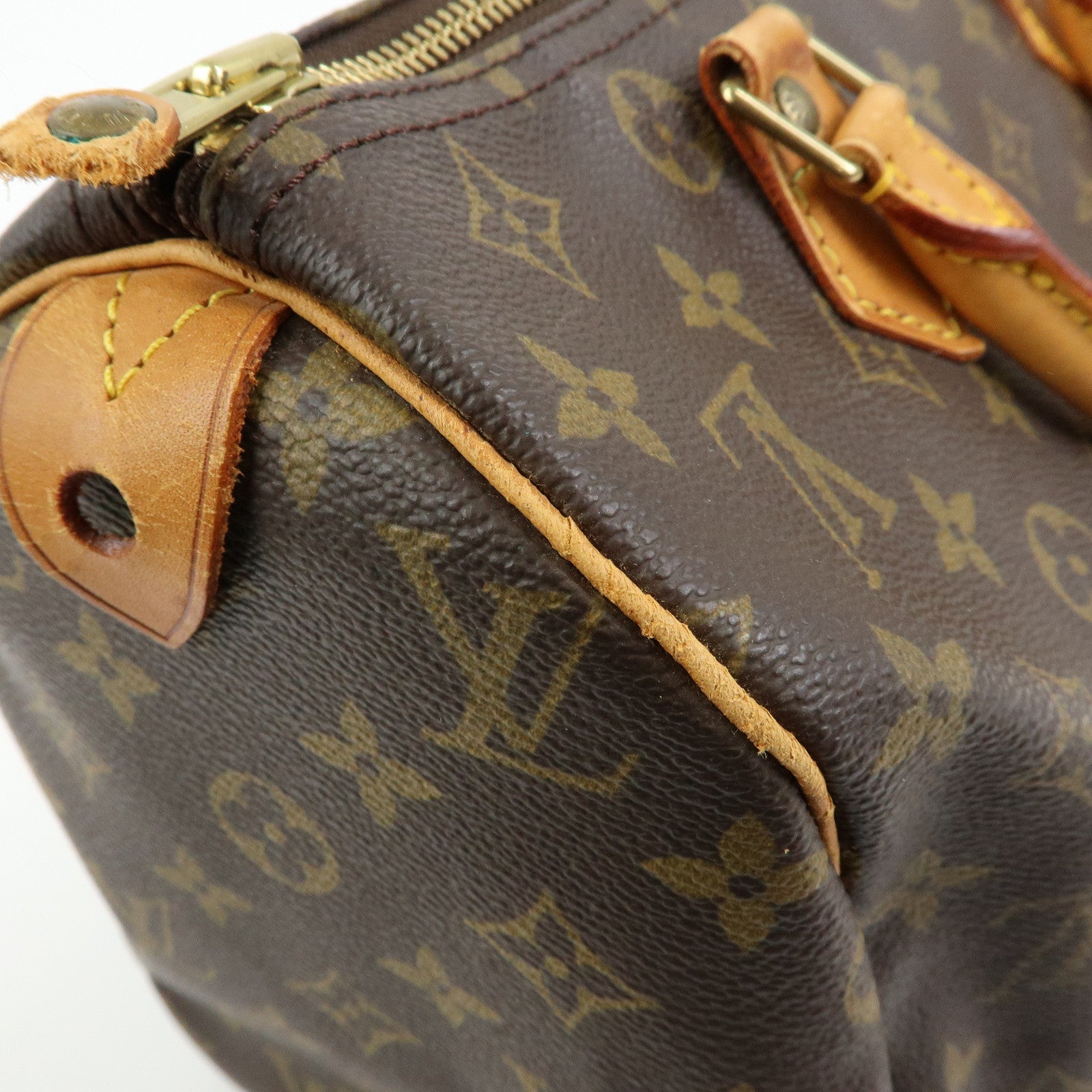 Louis Vuitton Monogram Speedy 30 Boston Bag Hand Bag Brown M41526