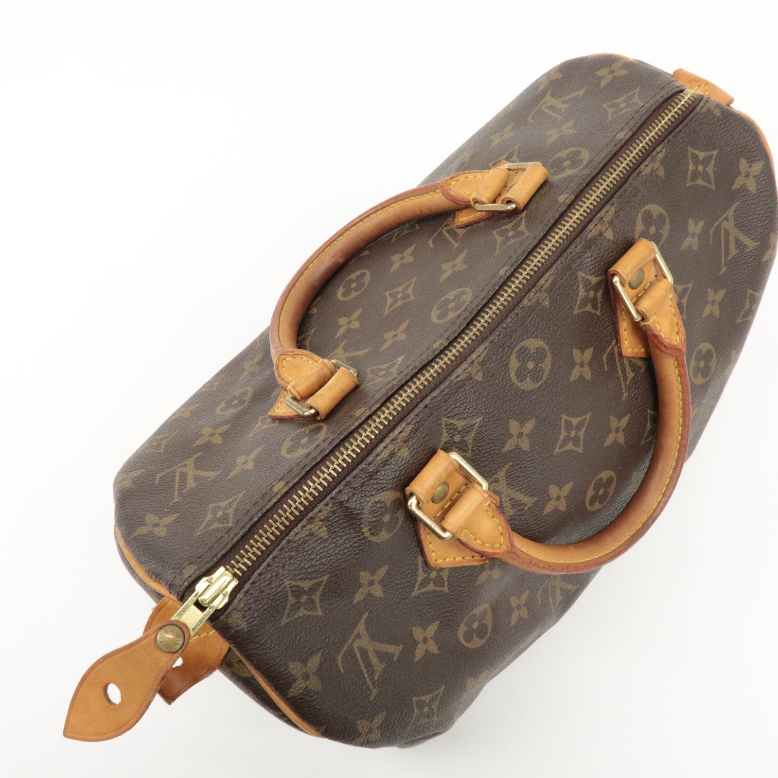 Louis Vuitton Monogram Speedy 30 Hand Bag Boston Bag M41526 Used