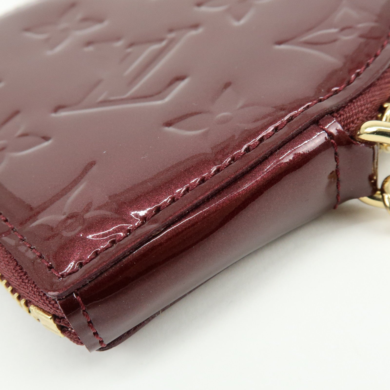 Louis Vuitton Monogram Vernis Porte Monnaie Coeur Coin Case M91480