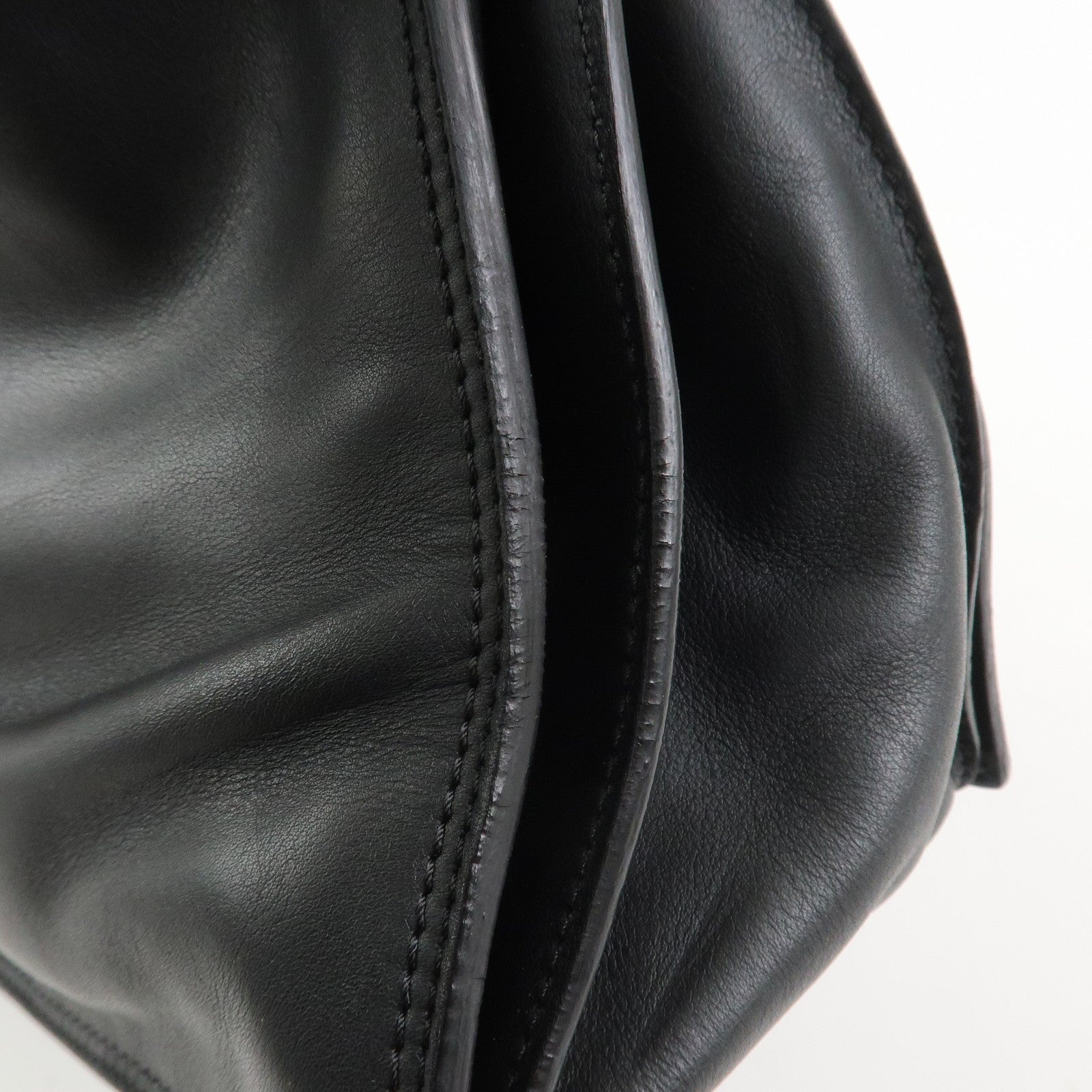 LOEWE Anagram Calf Leather Hand Bag Black