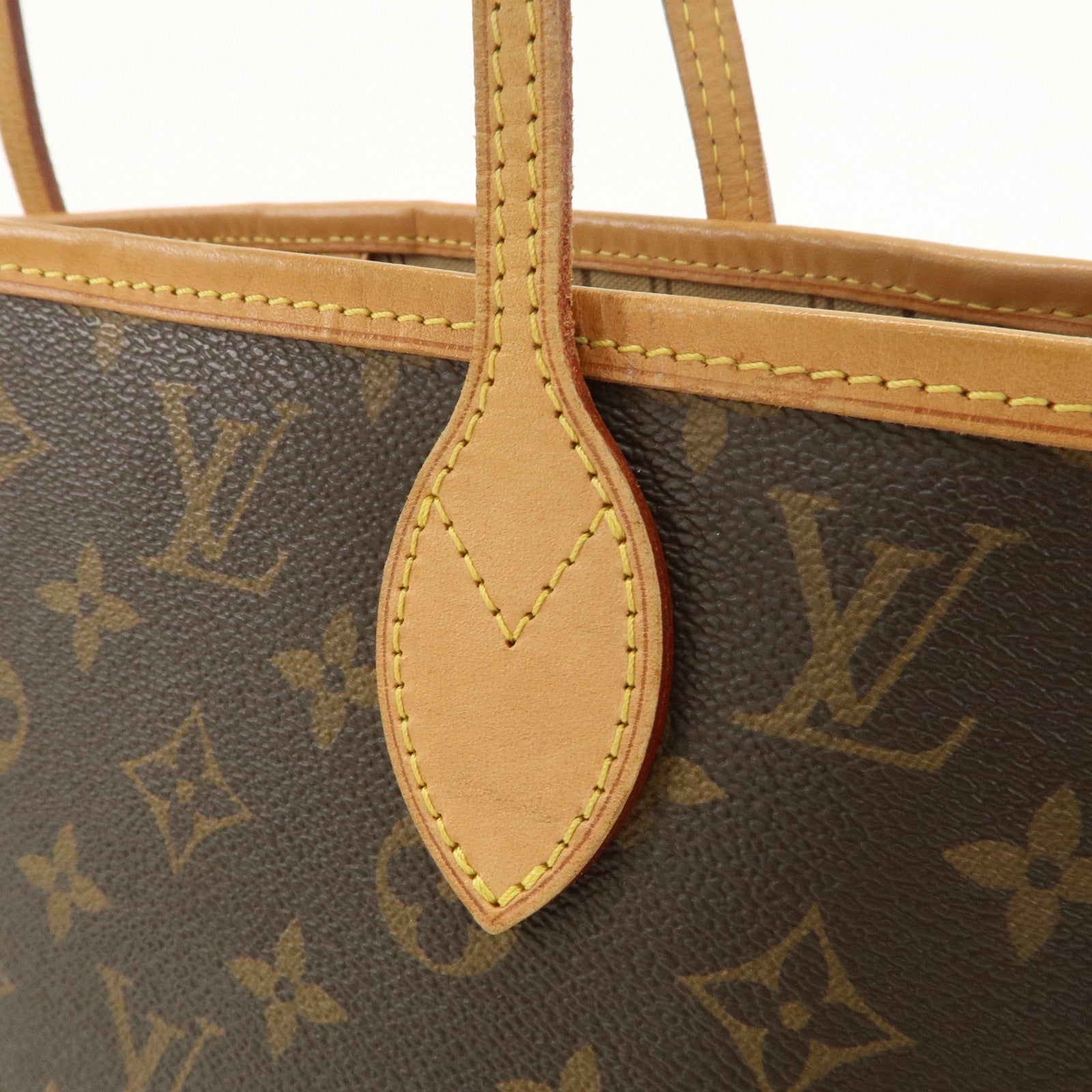 Louis Vuitton Monogram Neverfull MM Tote Bag Shoulder Bag Brown M40156