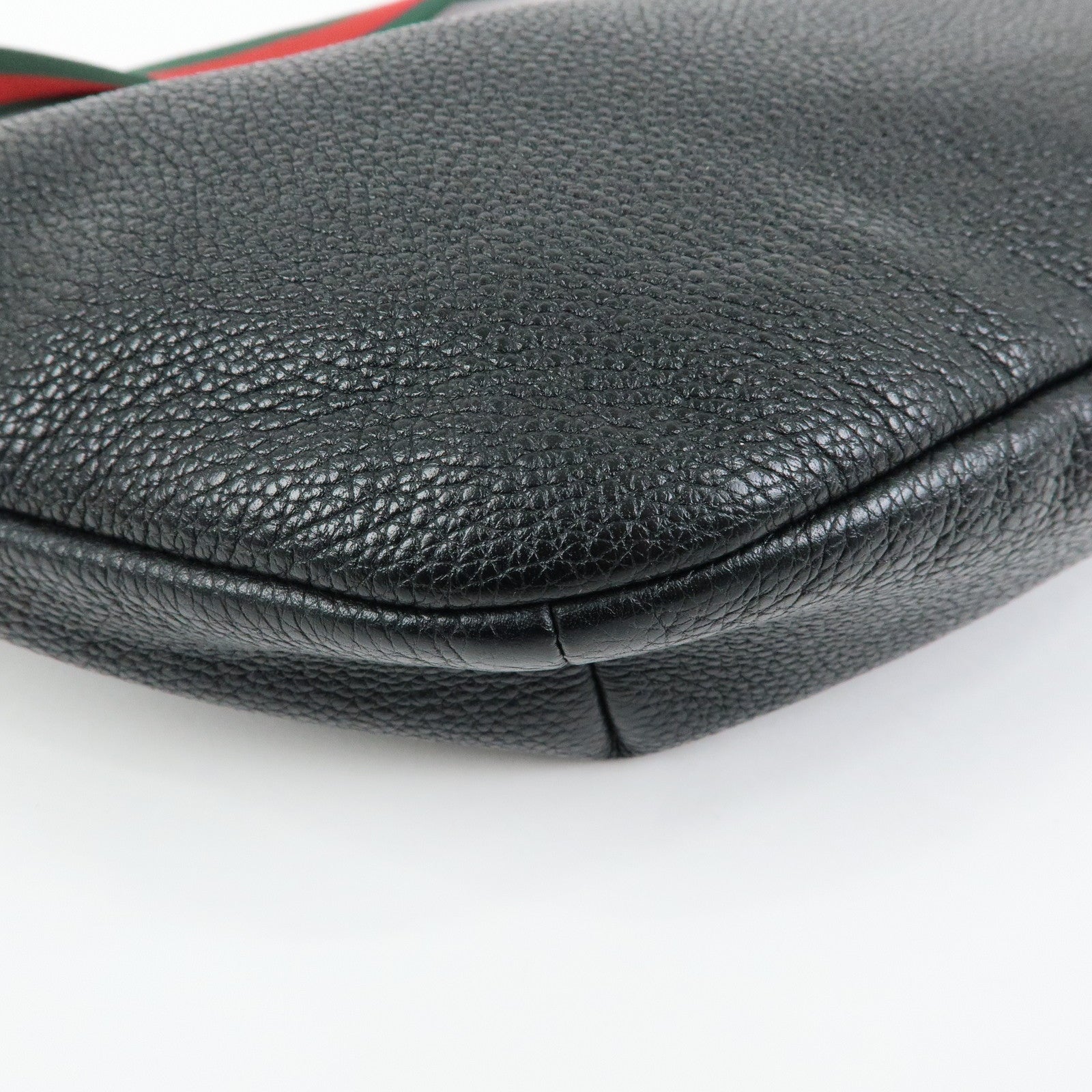 GUCCI Sherry Interlocking G Waist Pouch Body Bag Black 530412