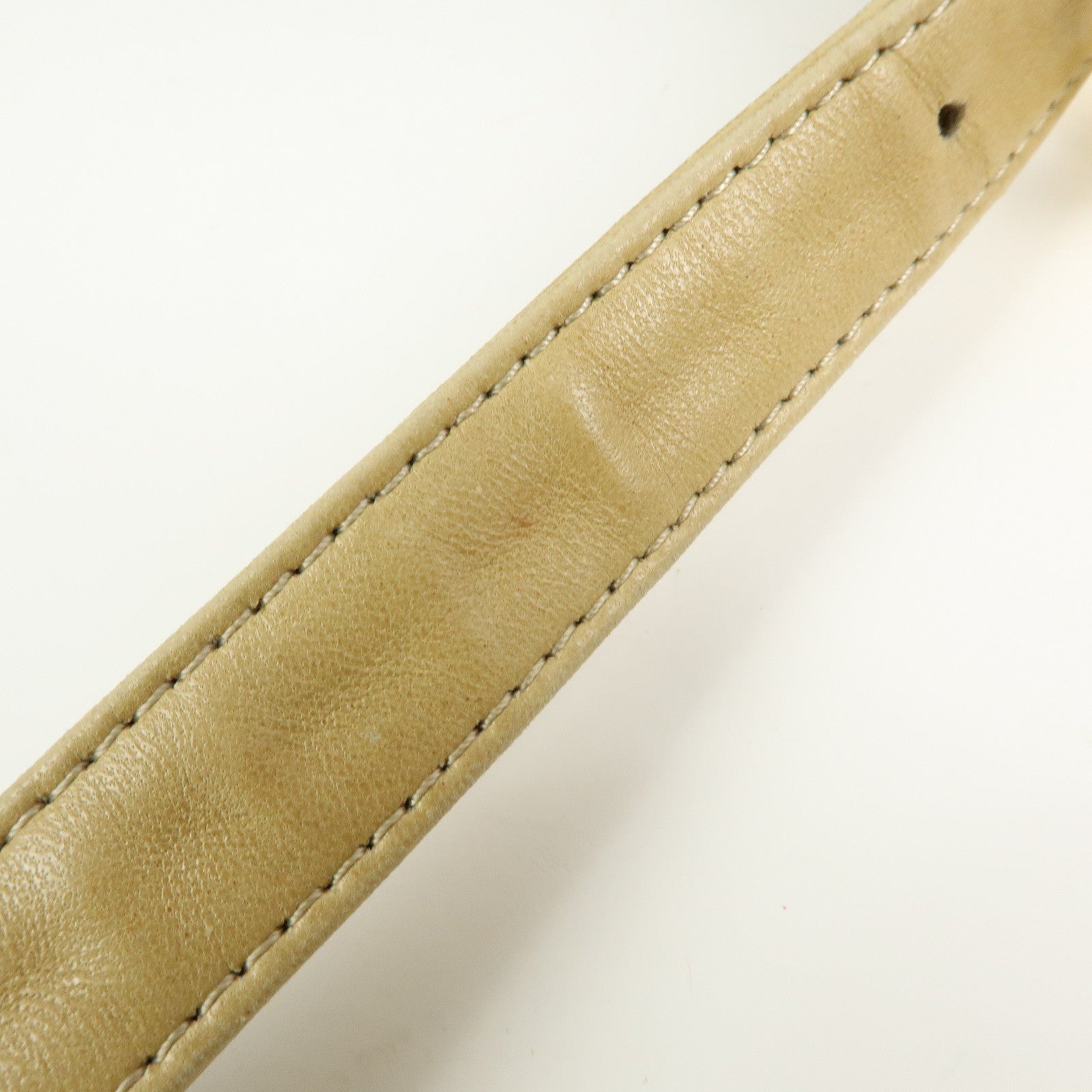 FENDI Suede Leather Shoulder Bag Hand Bag Yellow Beige 26569