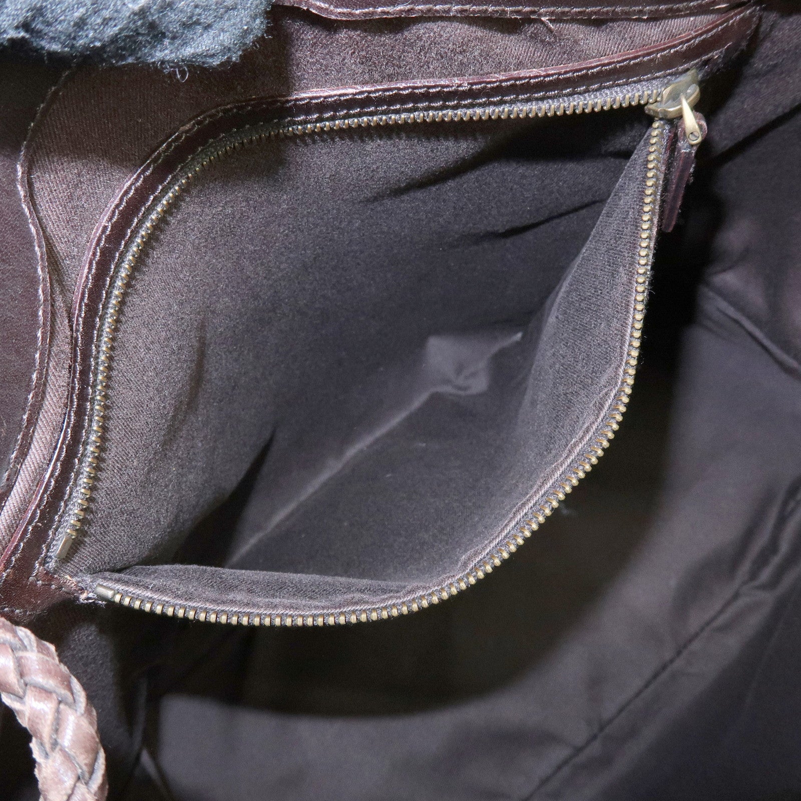 GUCCI GG Canvas Leather Tote Bag Shoulder Bag Brown 109141