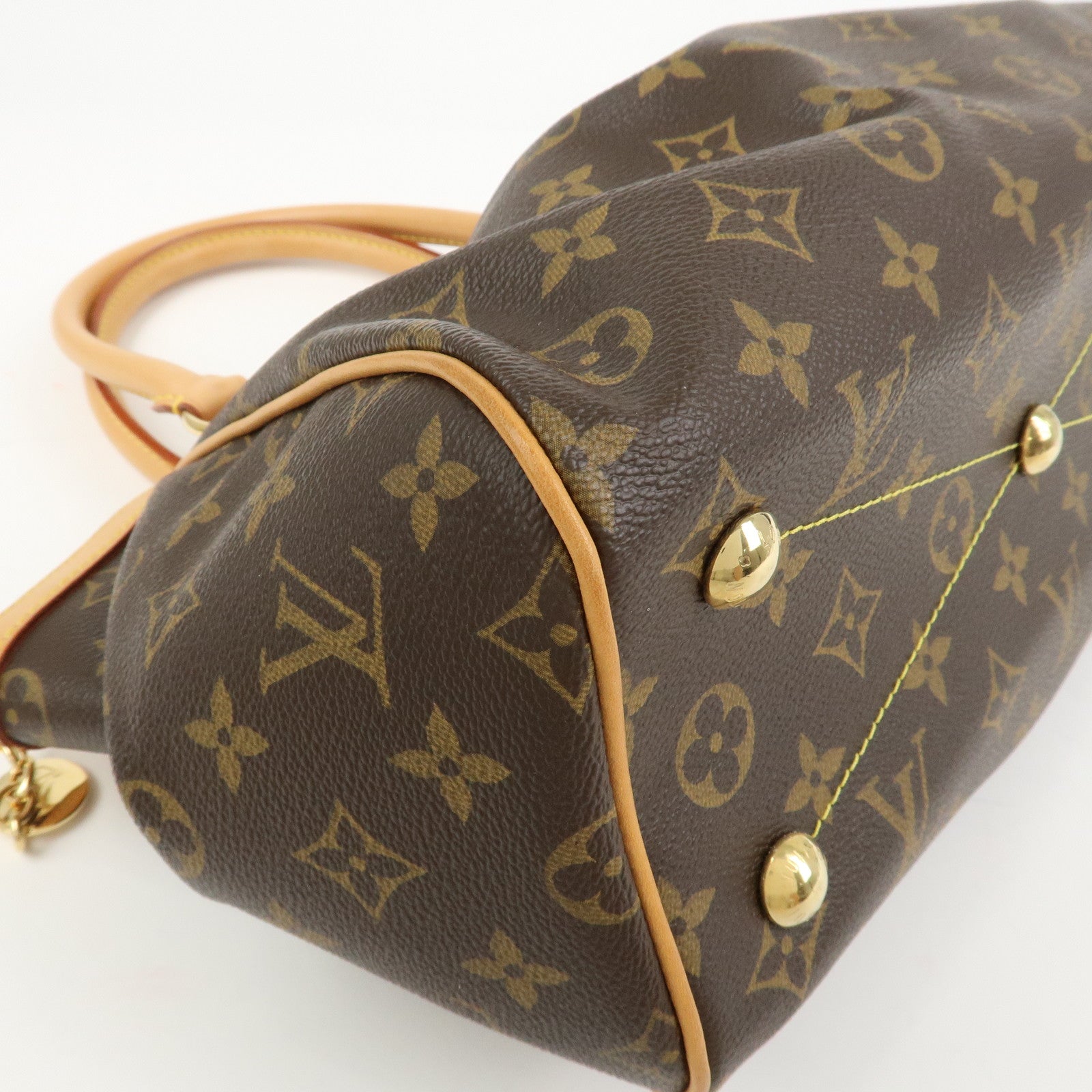 Louis Vuitton Monogram Tivoli PM Hand Bag Shoulder Bag Brown M40143