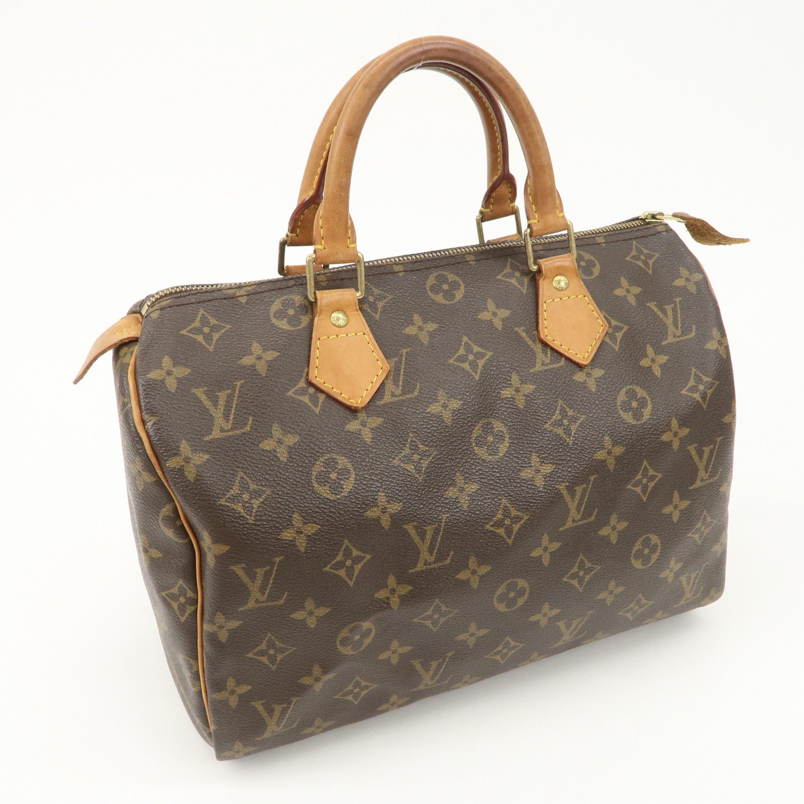 Louis Vuitton Monogram Speedy 30 Boston Bag Hand Bag Brown M41526