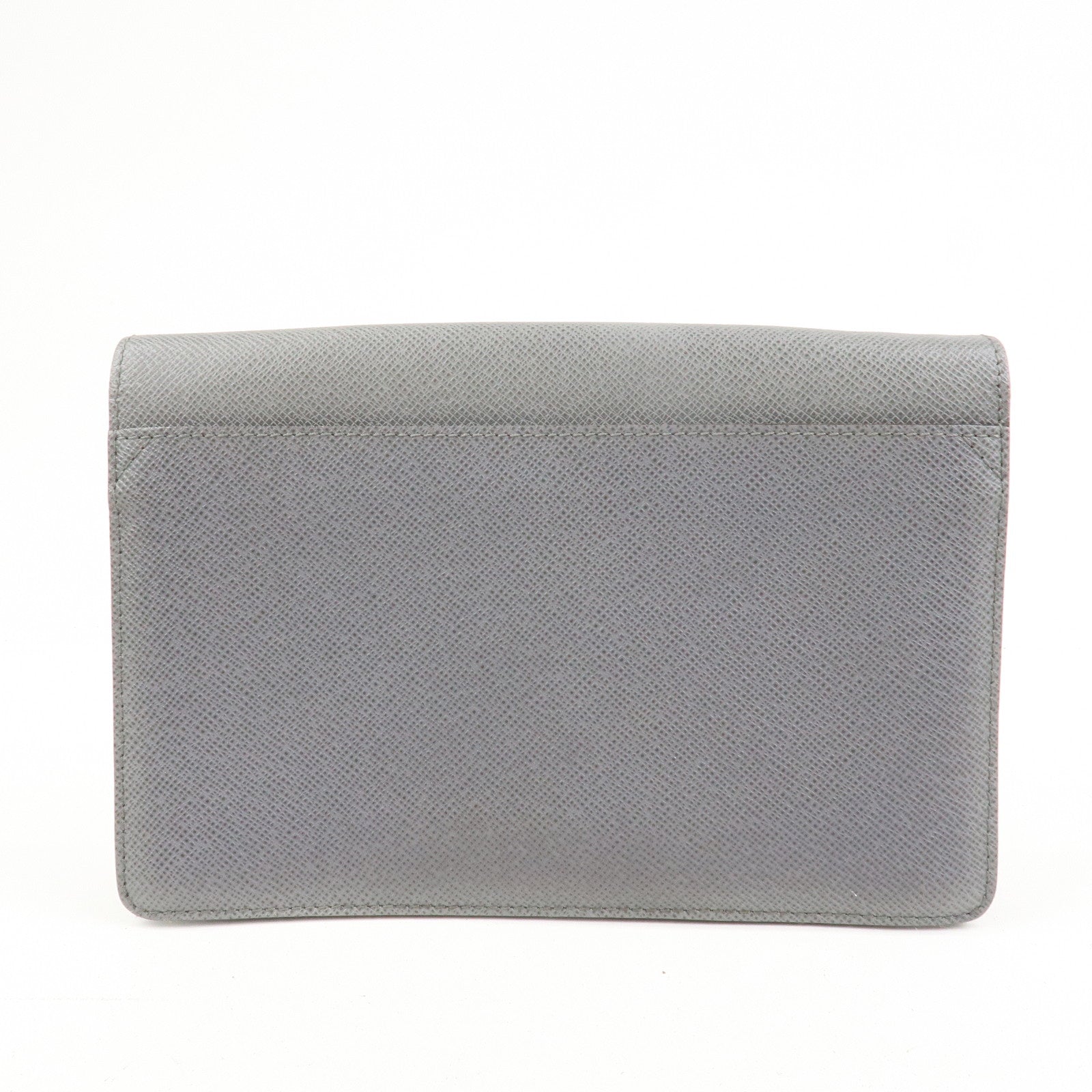Louis Vuitton Taiga Leather Neo Belaia Clutch Bag Glacier M32683
