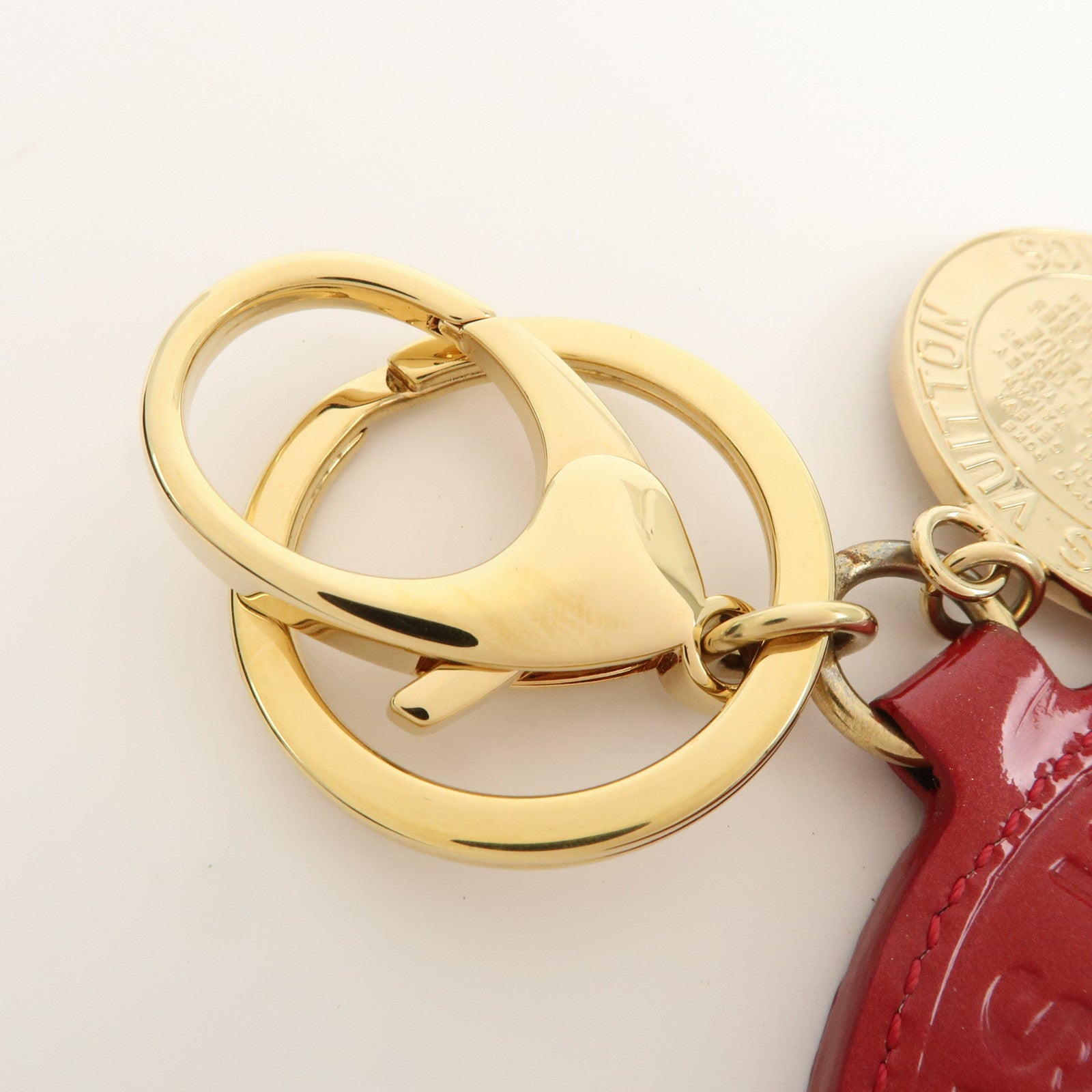 Louis Vuitton Vernis Porte Cles Ron T&B Bag Charm Key Charm M93605