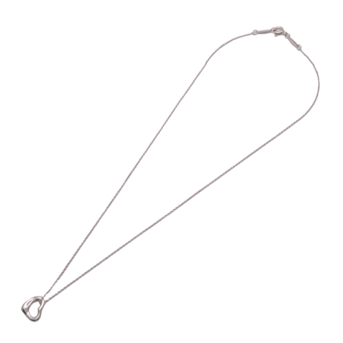 Tiffany & Co Open Heart Necklace Mini SV925 Silver
