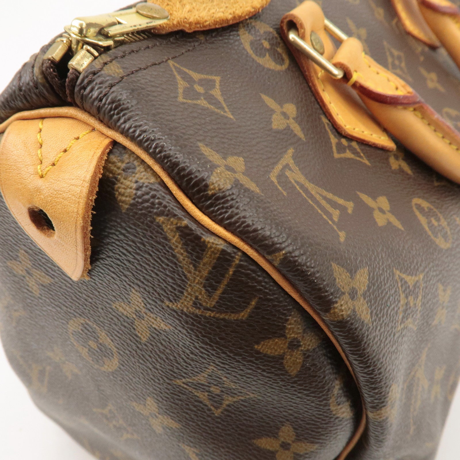 Louis Vuitton Monogram Speedy 30 Hand Bag Boston Bag M41526 Used