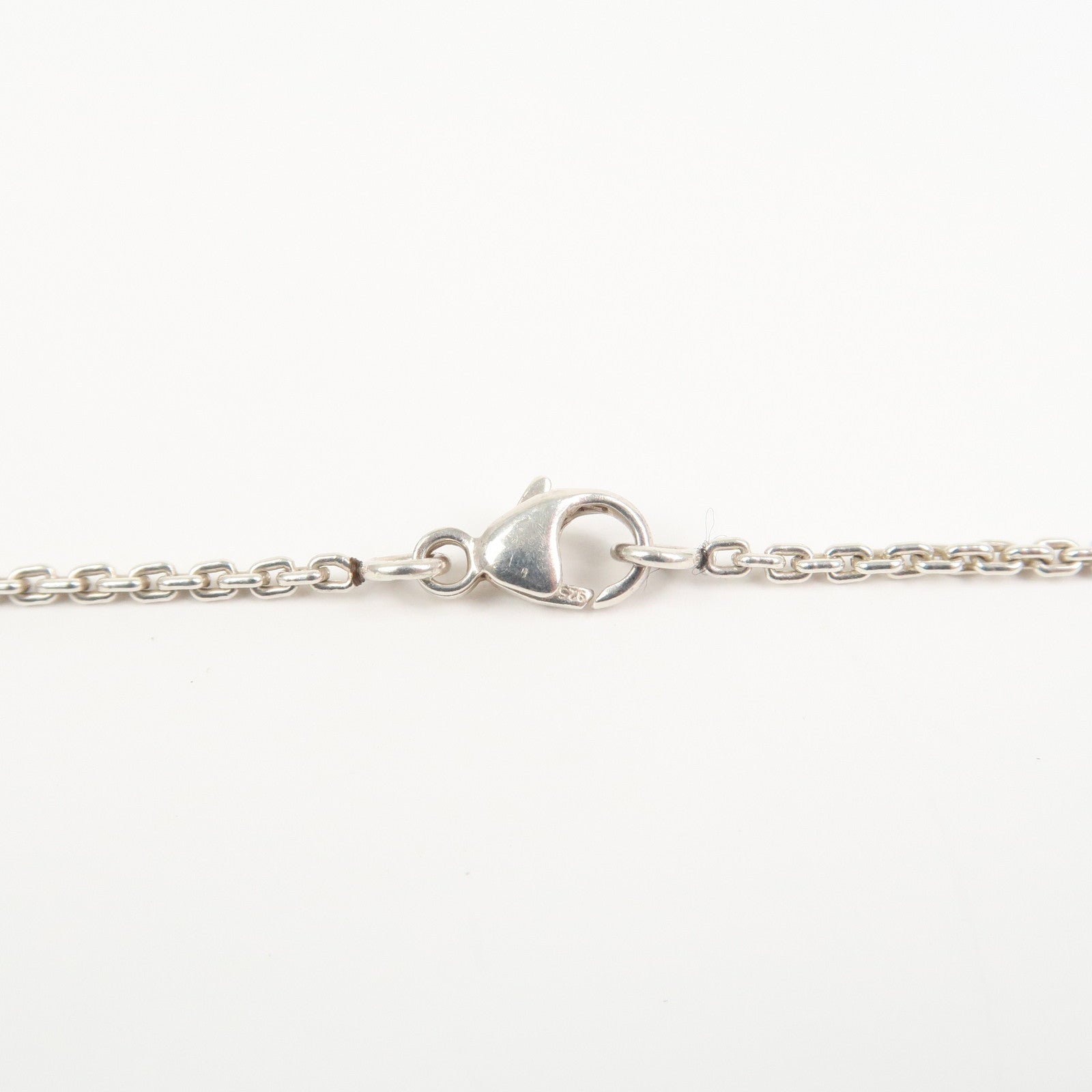 Louis Vuitton Lockit Pendant Necklace SV925 Silver D63534