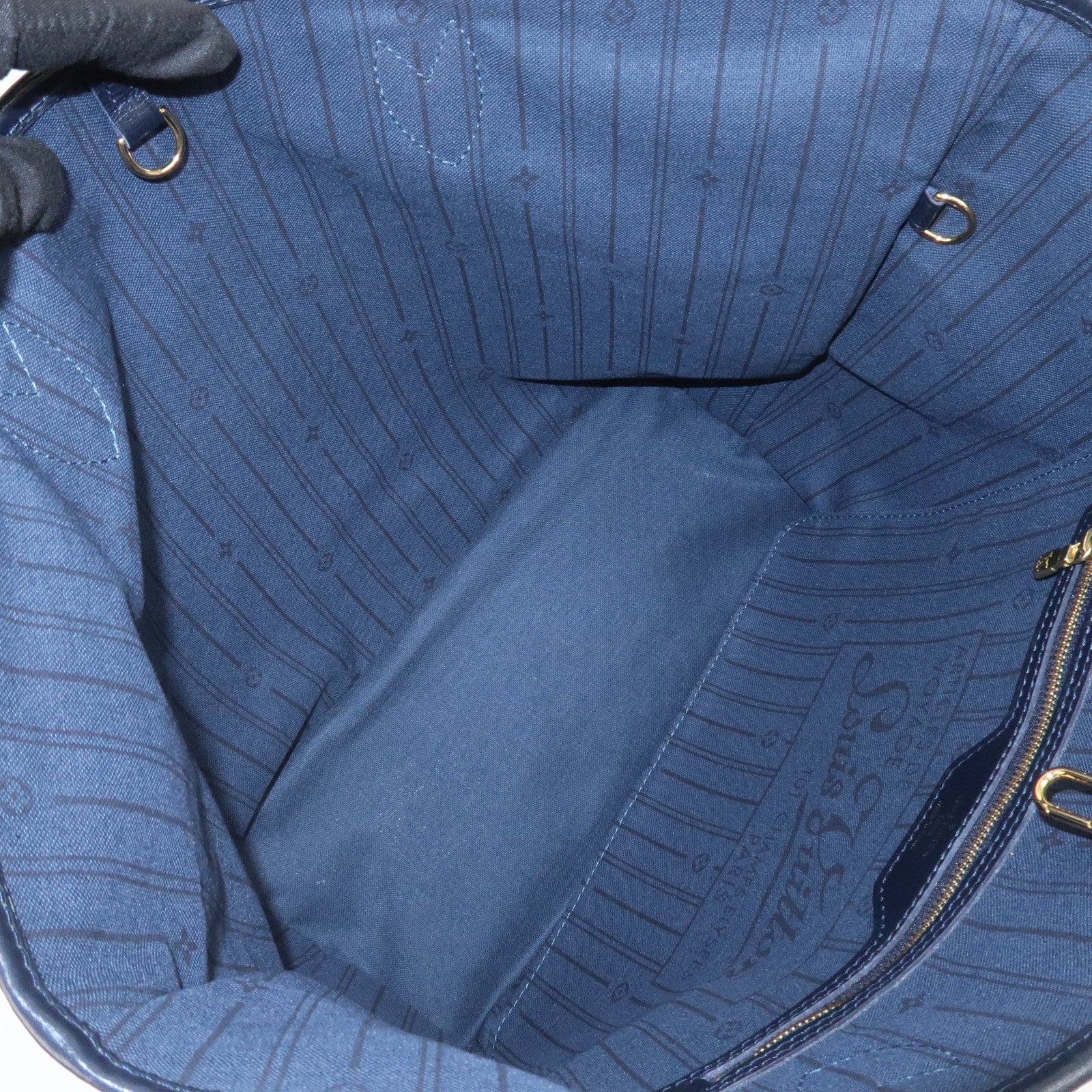 Louis Vuitton Monogram Idylle Neverfull MM Tote Bag Encre M40514