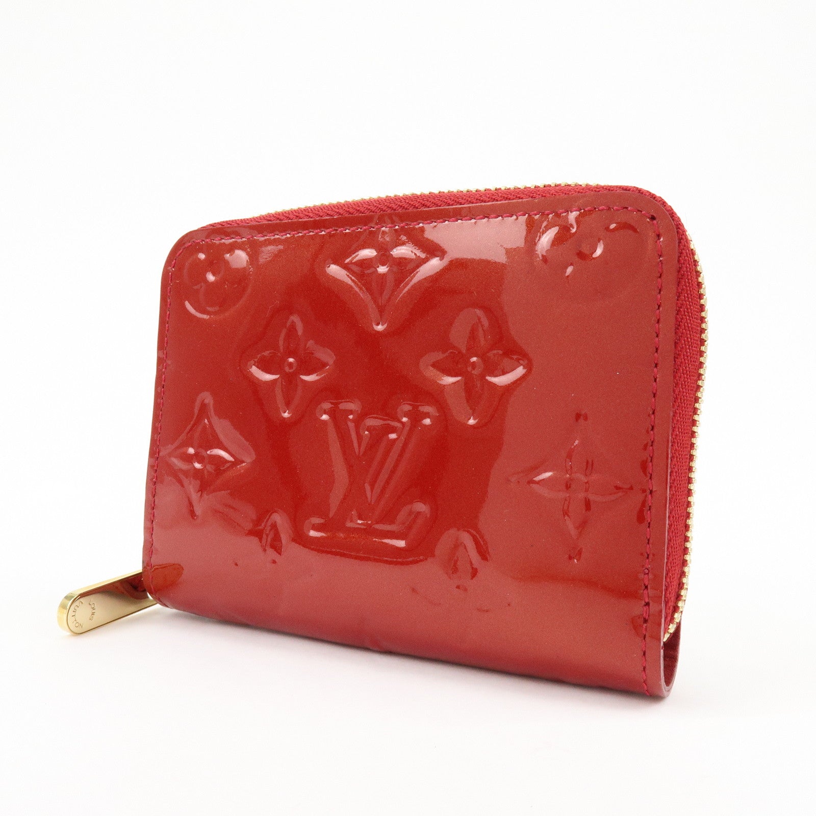 Louis Vuitton Monogram Vernis Zippy Coin Purse Pomme d'Amour M93608