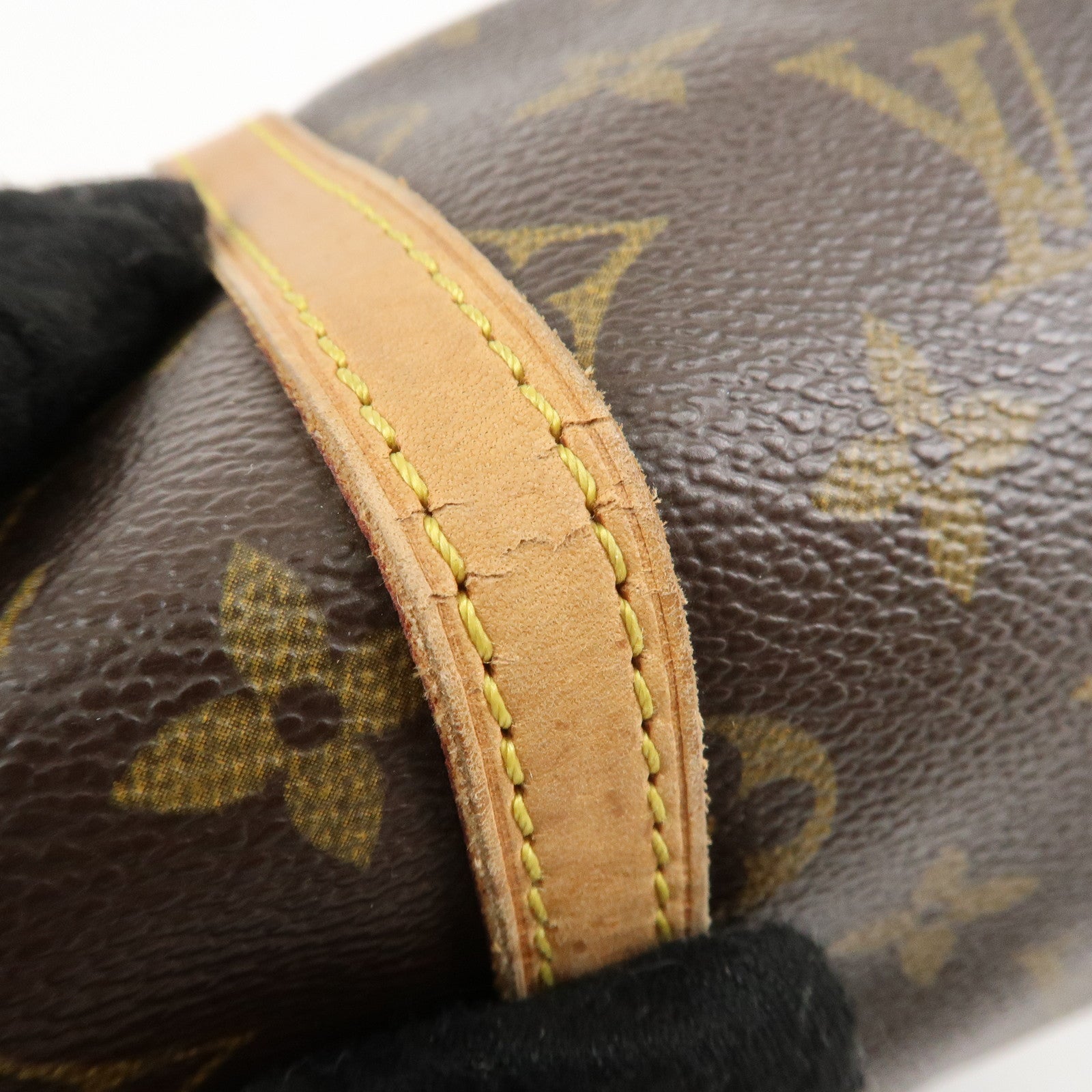 Louis Vuitton Monogram Papillon 26 Hand Bag Shoulder Bag Brown M51386 Used