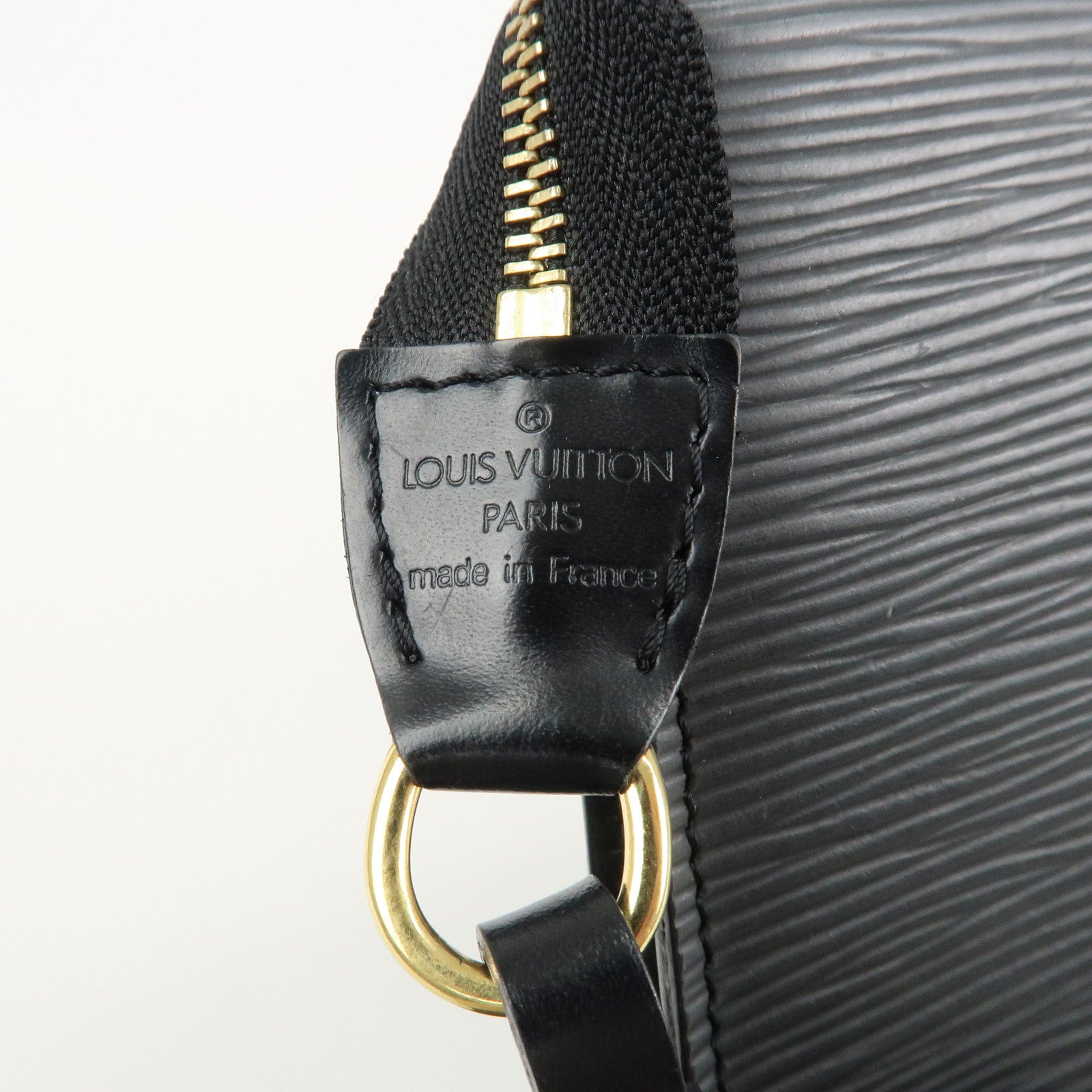 Louis Vuitton Epi Pochette Accessoires Hand Bag Noir M52942 Used