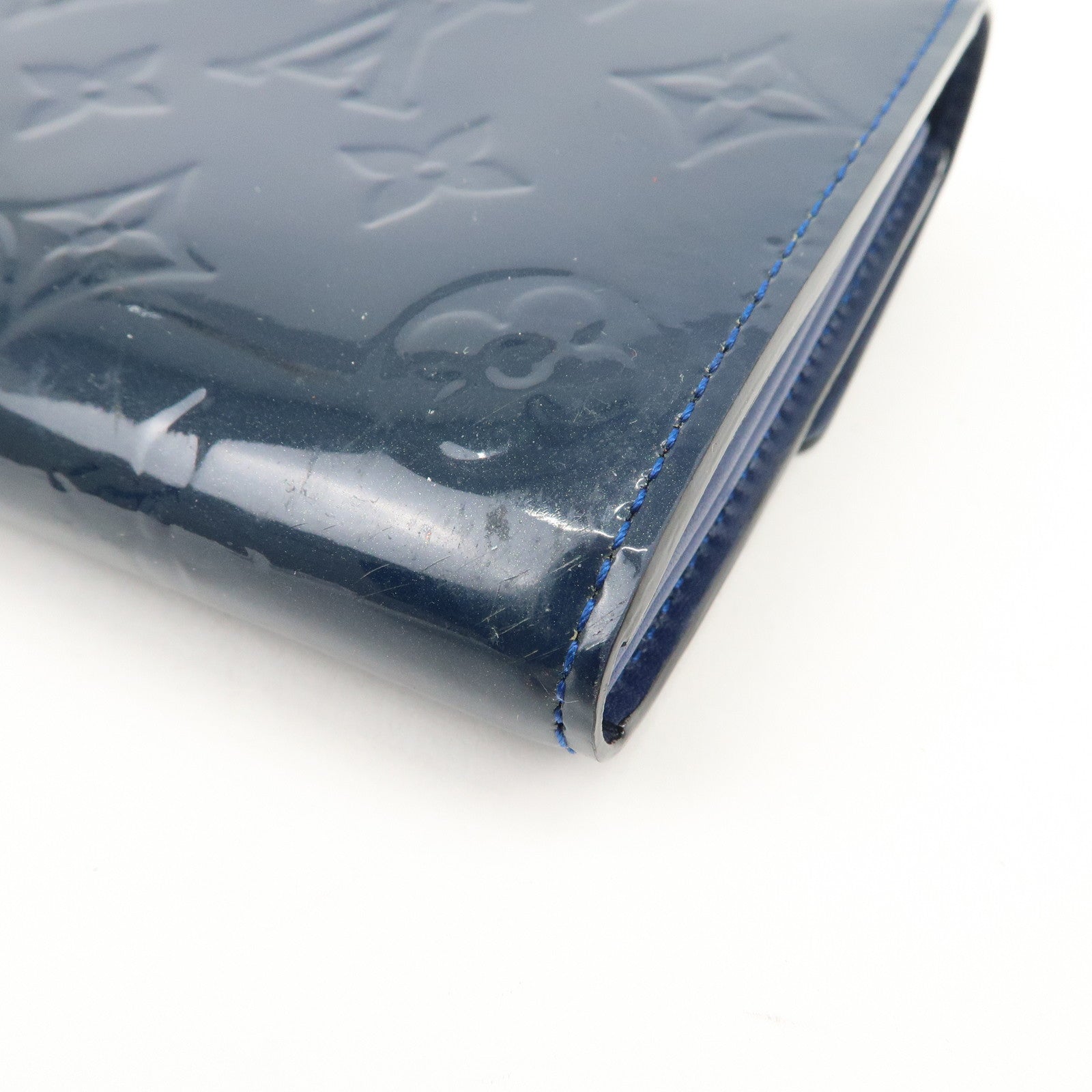 Louis Vuitton Monogram Vernis Leather Portefeuille Sarah Wallet M90049