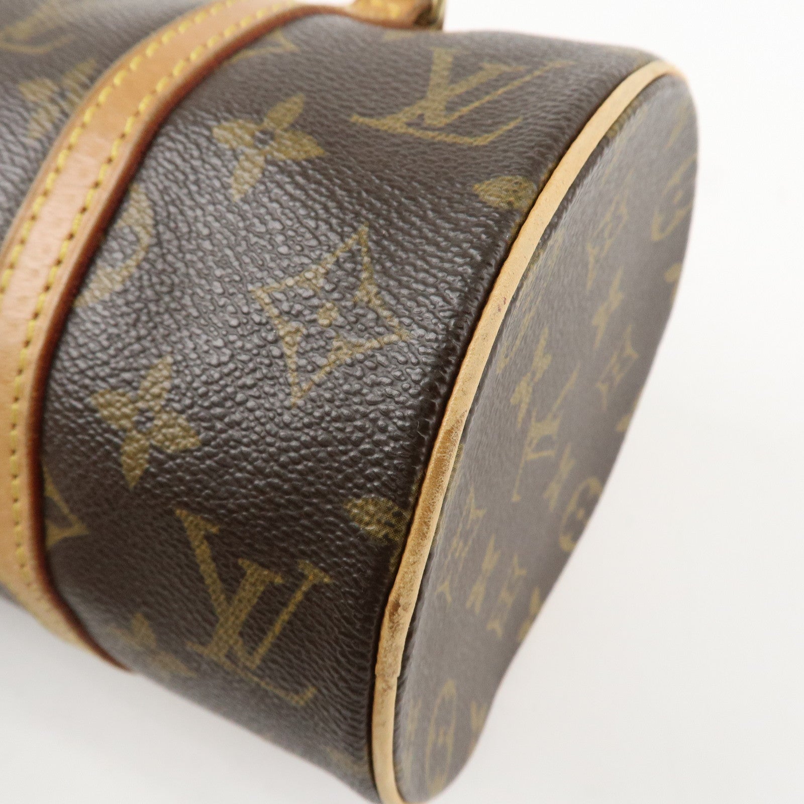 Louis Vuitton Monogram Papillon 26 Hand Bag Shoulder Bag Brown M51386 Used