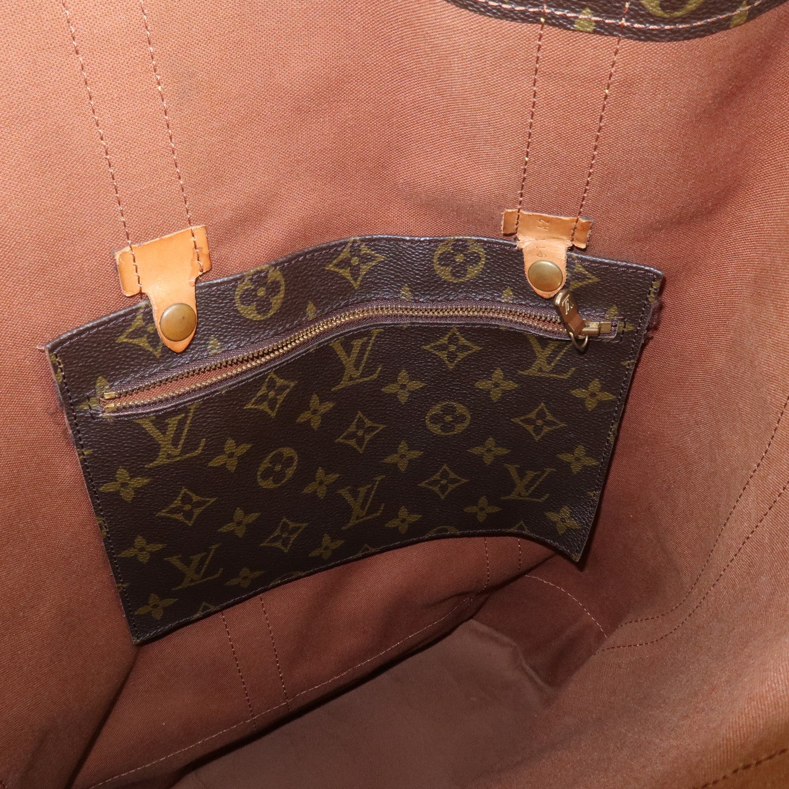 Louis Vuitton Monogram Randonnee GM Shoulder Bag Brown M42244