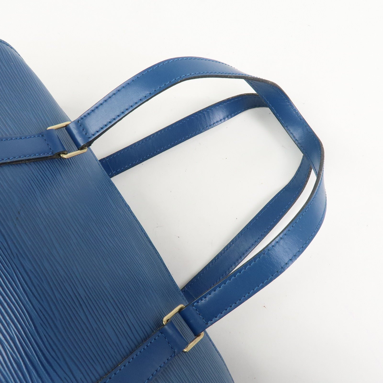 Louis Vuitton Epi Soufflot Shoulder Bag Hand Bag Toledo Blue M52225