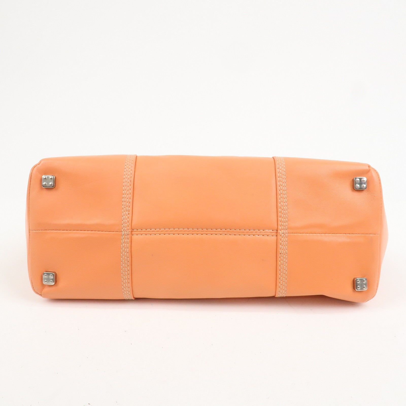 LOEWE Anagram Nappa Leather Hand Bag Tote Bag Pink