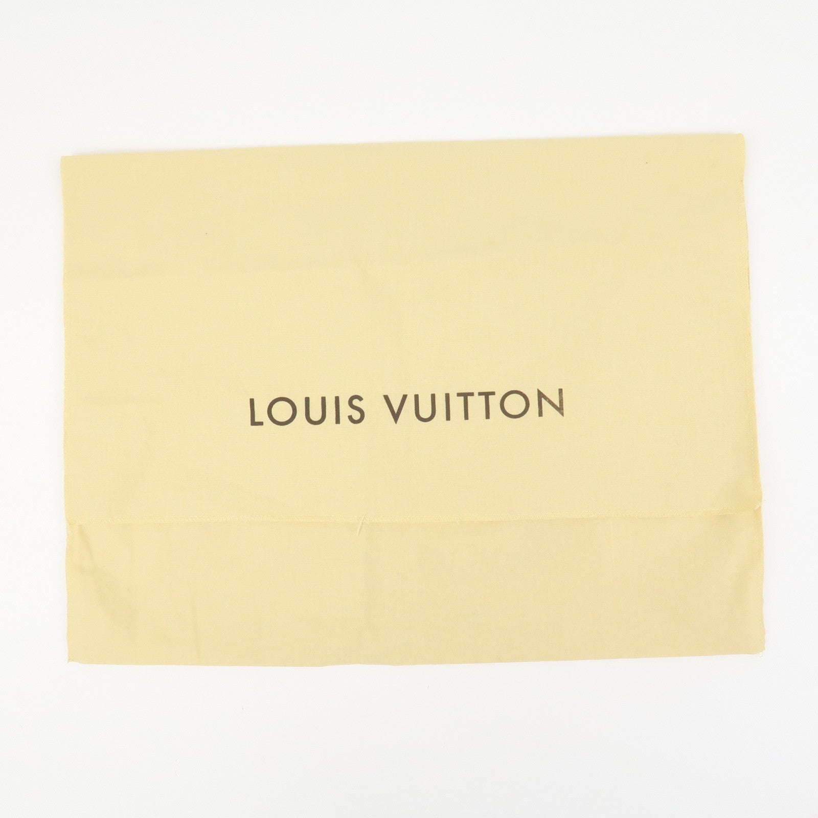 Louis Vuitton Set Of 10 Dust Bag Storage Bag Flap Style Beige