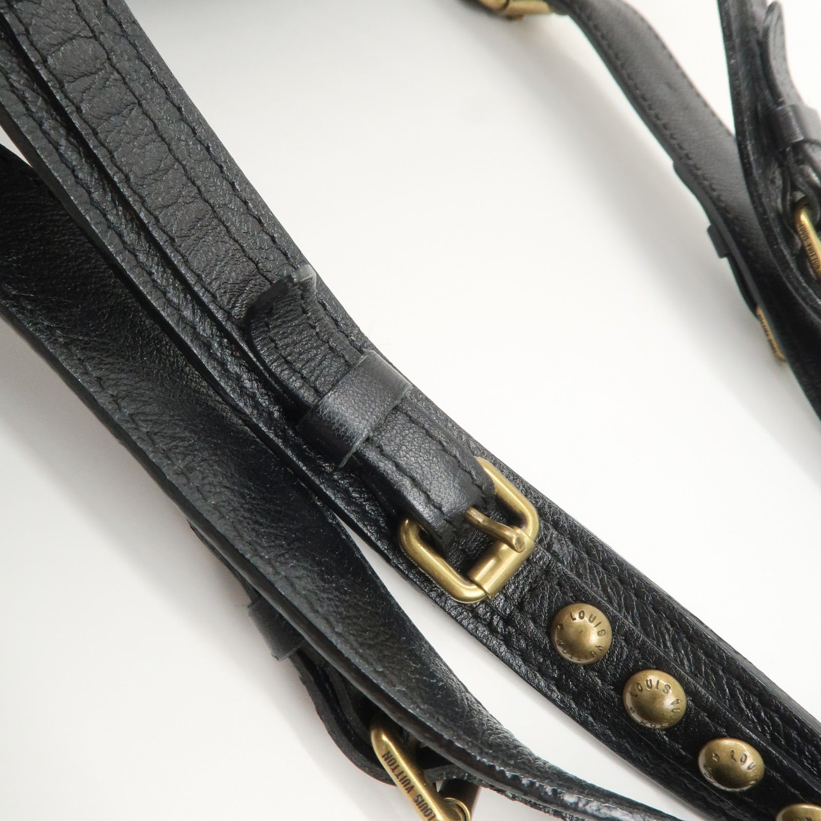 Louis Vuitton Cruise Line Rivet Shoulder Bag Noir Black M95346