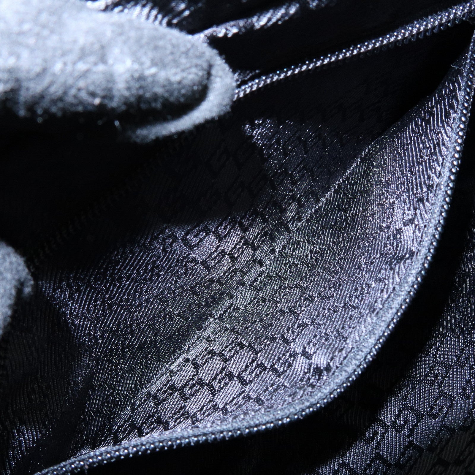 GUCCI Canvas Leather Shoulder Bag Crossbody Bag Black 019・0433